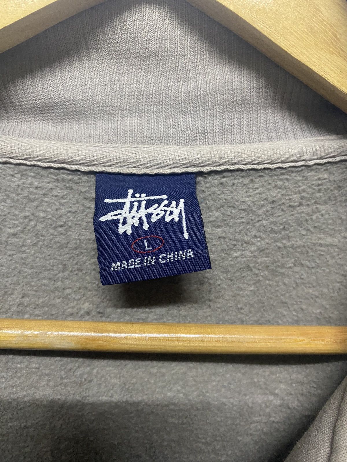 Stussy Stussy Half Zip Sweatshirts Sweater Jacket Size US L / EU 52-54 / 3 - 19 Thumbnail