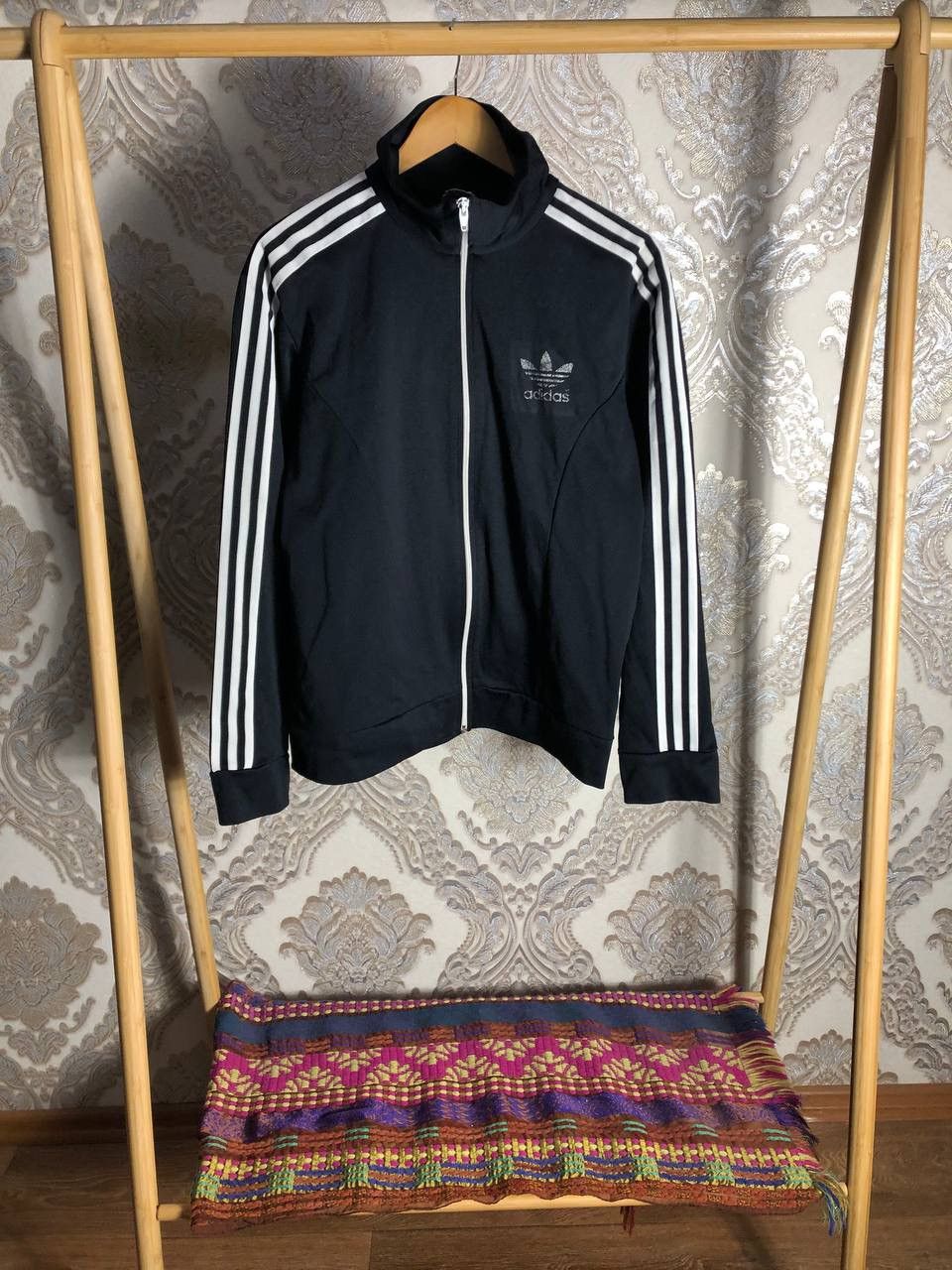 Vintage VERY RARE ADIDAS ORIGINAL FULL ZIP SOCCER JACKET RETRO 90s Size US M / EU 48-50 / 2 - 1 Thumbnail