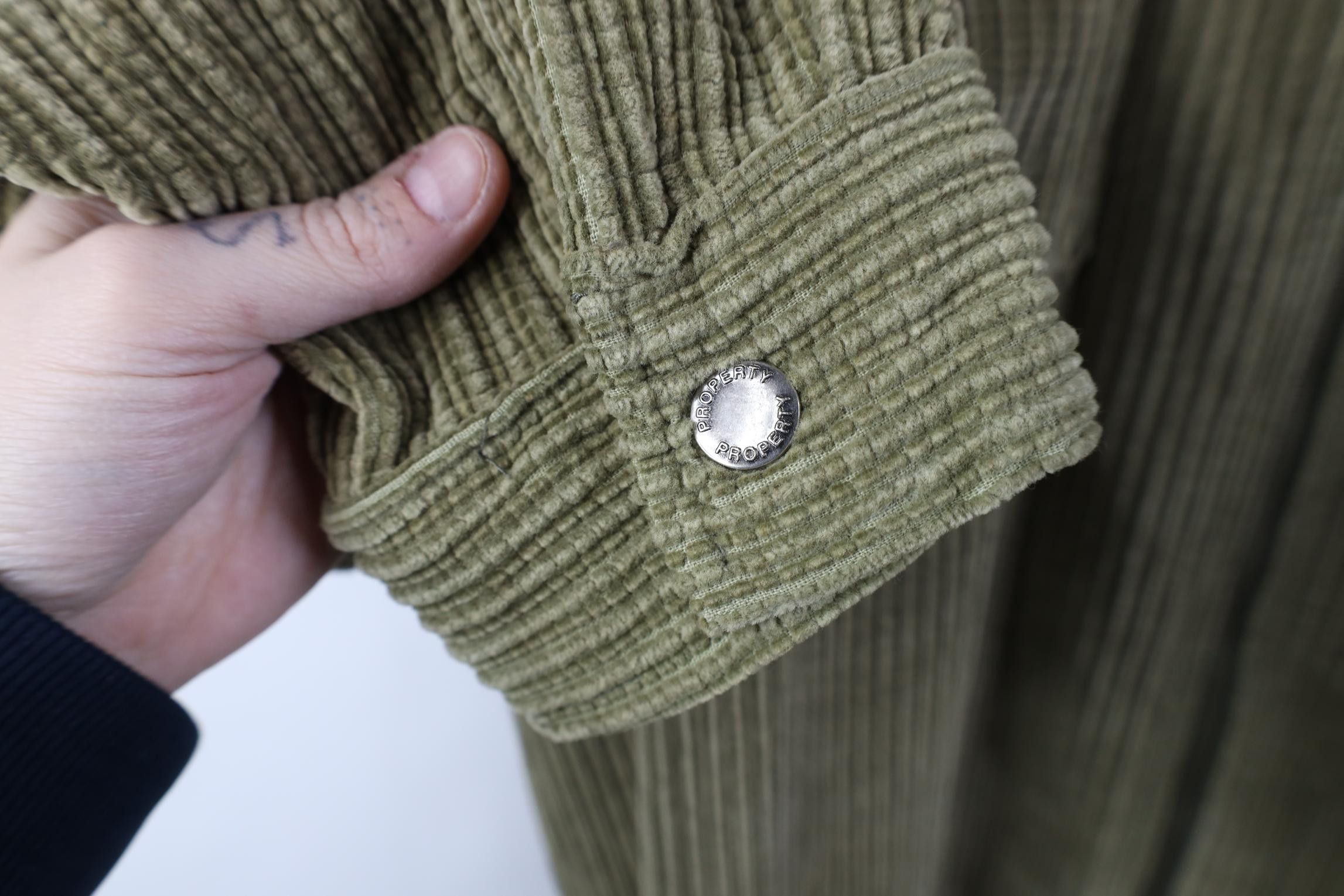 Vintage Vintage 90s Streetwear Fit Corduroy Shirt Jacket Jac Shirt Size US XL / EU 56 / 4 - 6 Thumbnail