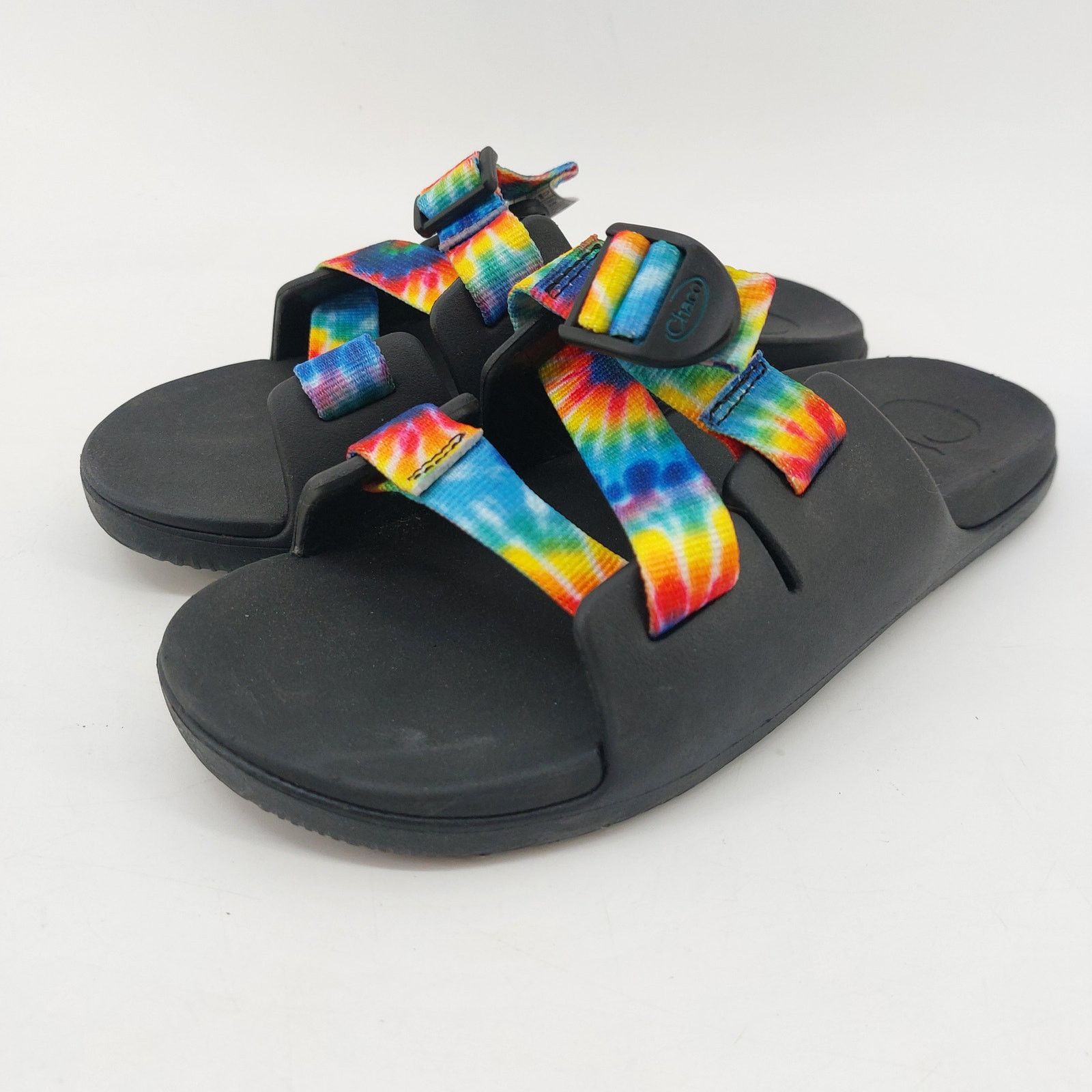 Chaco Chaco Chillo Kids Unisex Size 5 Tie Dyle Slip On Slides Size US 5 / IT 35 - 1 Thumbnail