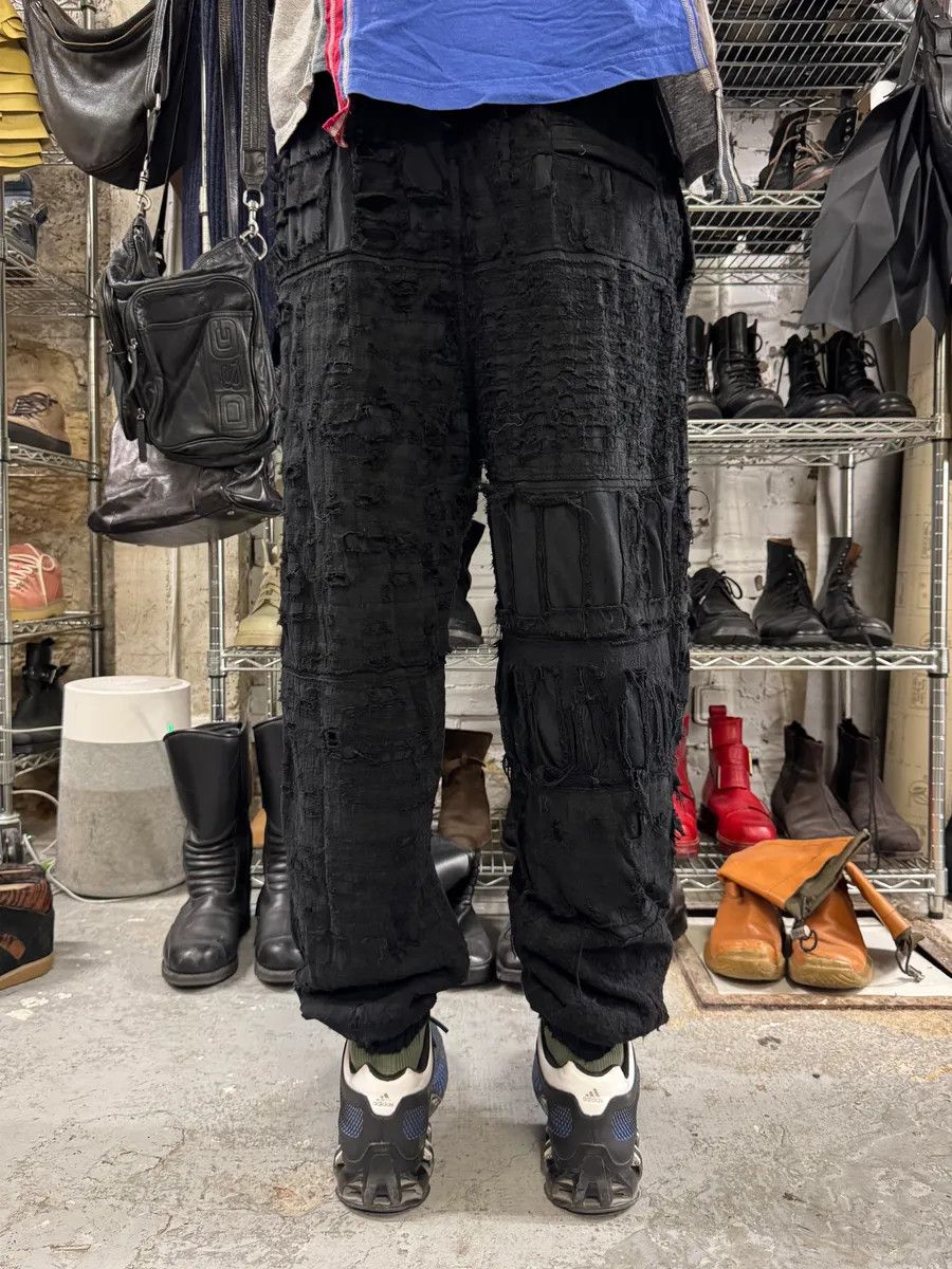 Givenchy Givenchy Destroyed Black Relaxed Pants Size US 32 / EU 48 - 4 Thumbnail