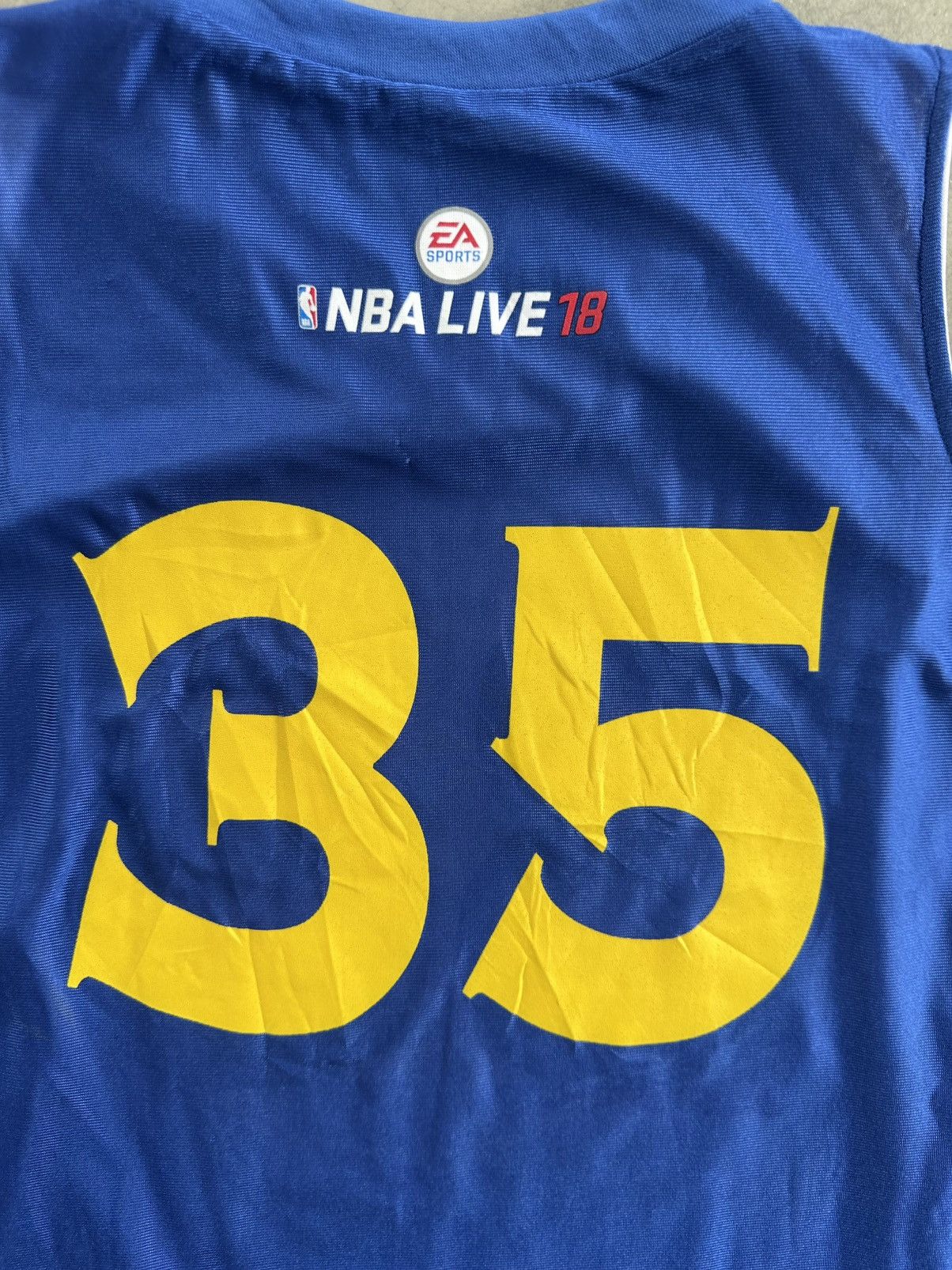 NBA × Vintage YBA GOLDEN STATE WARRIORS EA SPORT REVERSIBLE BASKETBALL Size US S / EU 44-46 / 1 - 6 Thumbnail