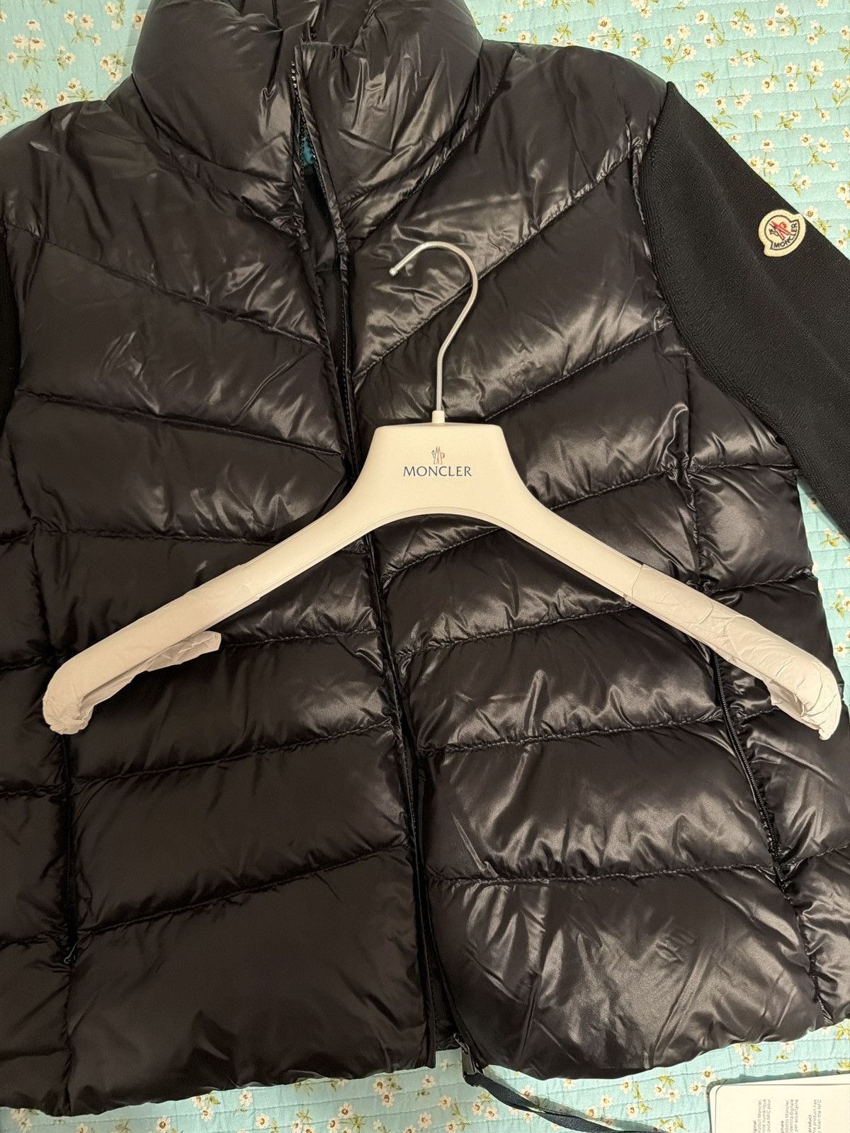 Moncler Moncler Padded Wool Cardigan Black Large Size L / US 10 / IT 46 - 4 Thumbnail