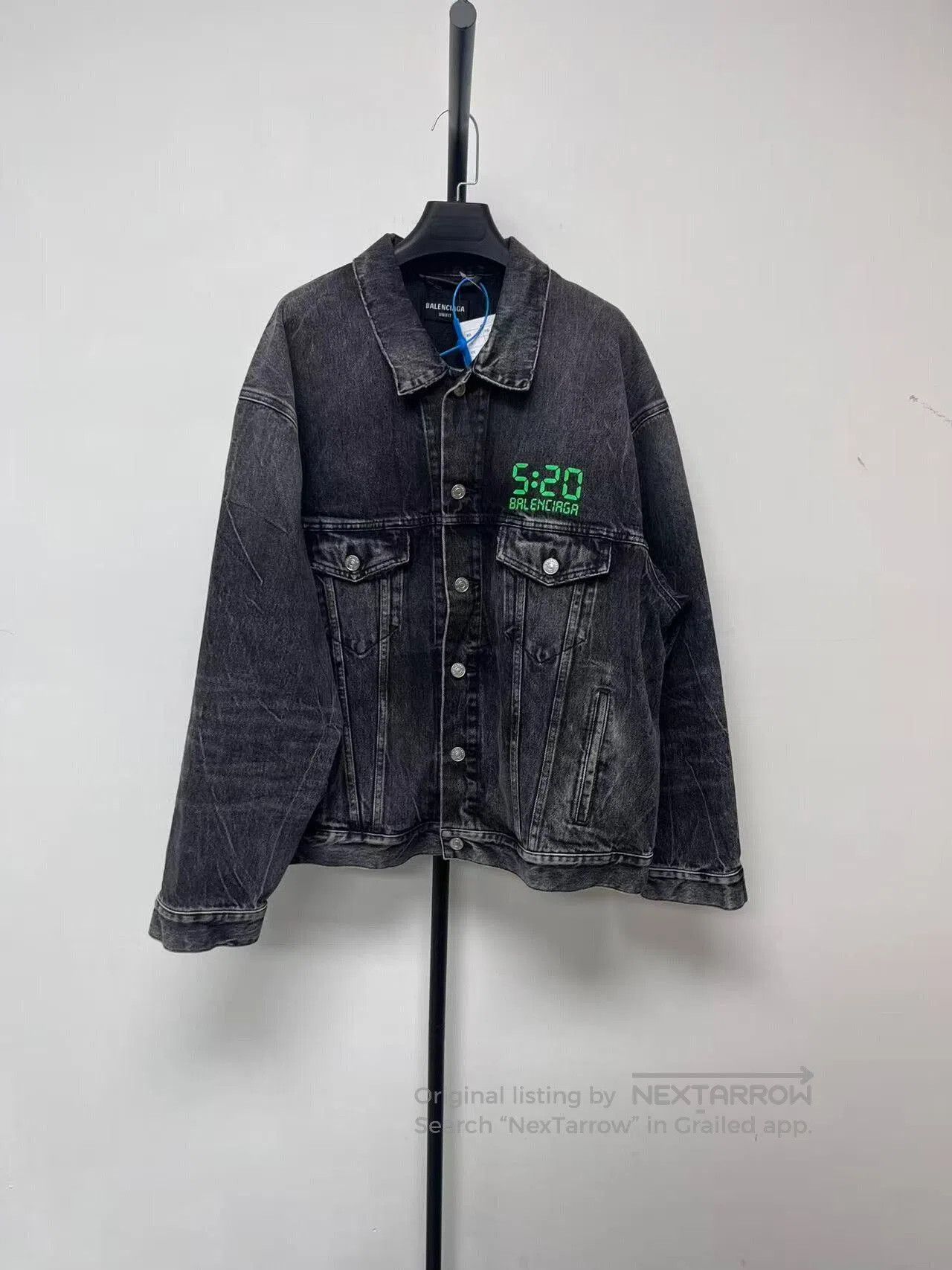 Balenciaga balenciaga vintage denim jacket unisex black gray. Size US M / EU 48-50 / 2 - 1 Thumbnail