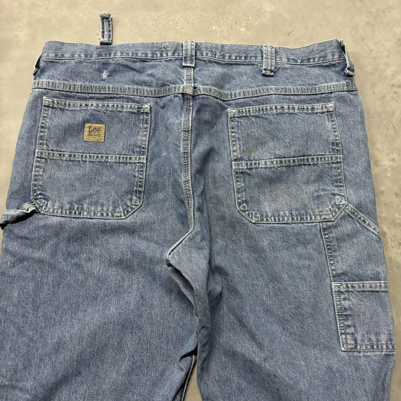 Japanese Brand × Vintage Crazy Vintage Y2K/2000s Baggy Grunge Skater Carpenter Denim Jeans! Size US 40 / EU 56 - 7 Thumbnail