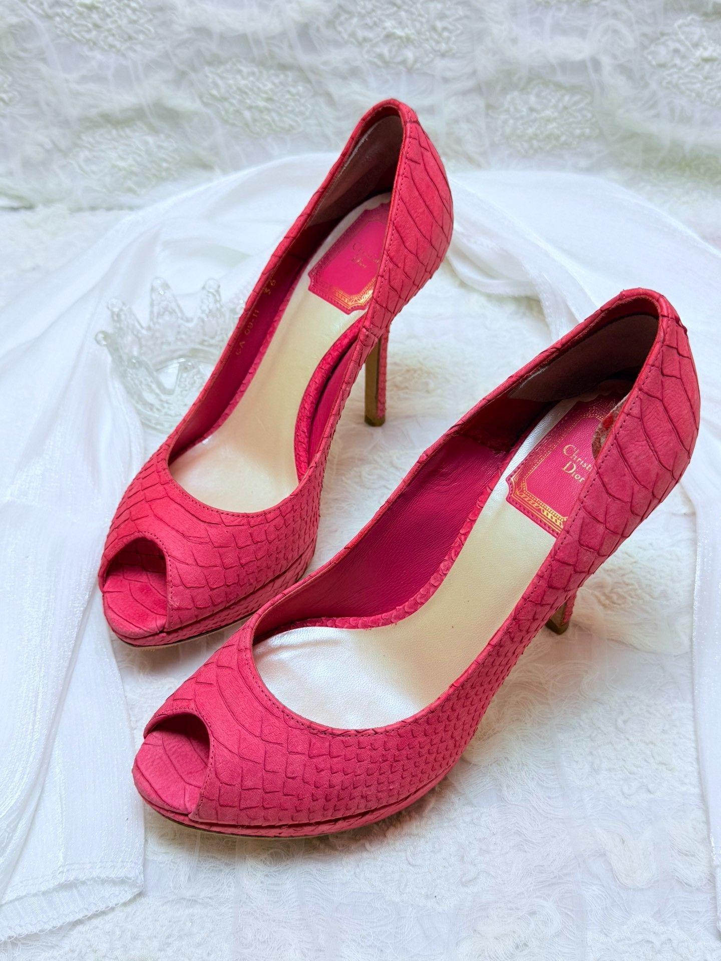 Dior Dior Pink Lowtop Sneakers us_6 Women Size US 6 / IT 36 - 1 Thumbnail