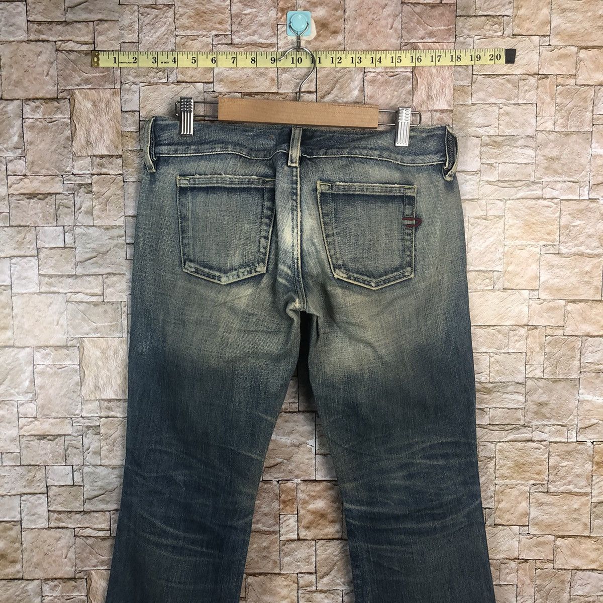 Diesel Diesel made in italy faded Blue ripped Denim Pants #A62 Size 28" / US 6 / IT 42 - 14 Thumbnail
