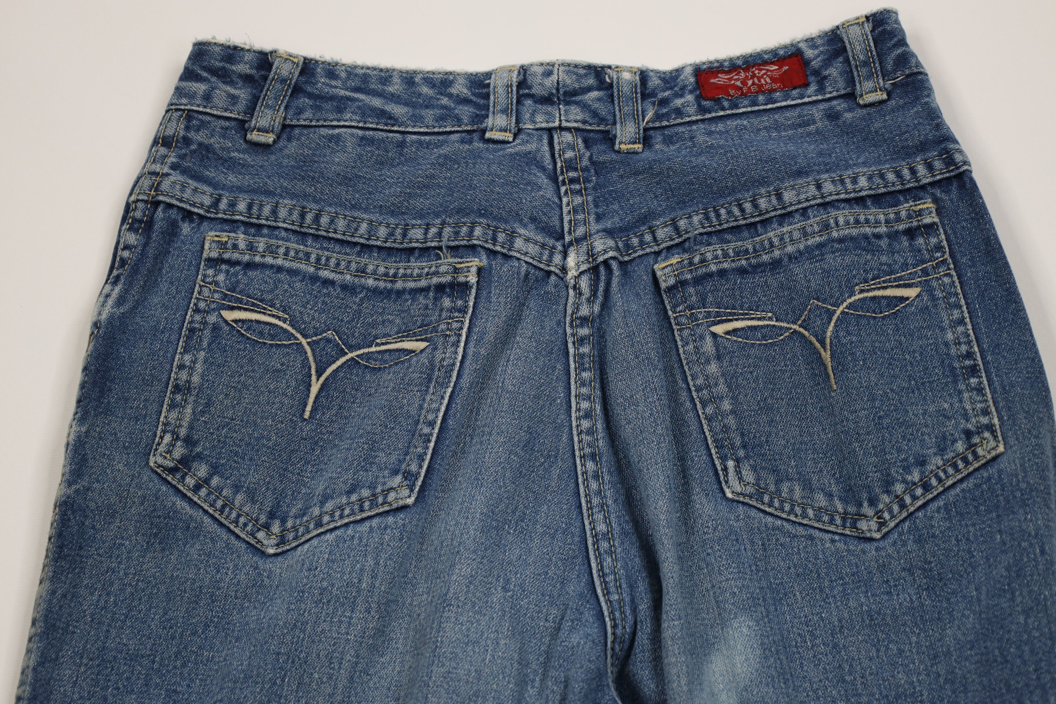 Vintage Vintage 90s Streetwear Relaxed Fit Bootcut Denim Jeans Blue Size 36" / US 14 / IT 50 - 12 Thumbnail