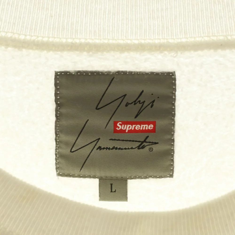Yohji Yamamoto SUPREME 20AW ×Yohji Yamamoto/Crewneck Sweatshirt Size US L / EU 52-54 / 3 - 7 Thumbnail