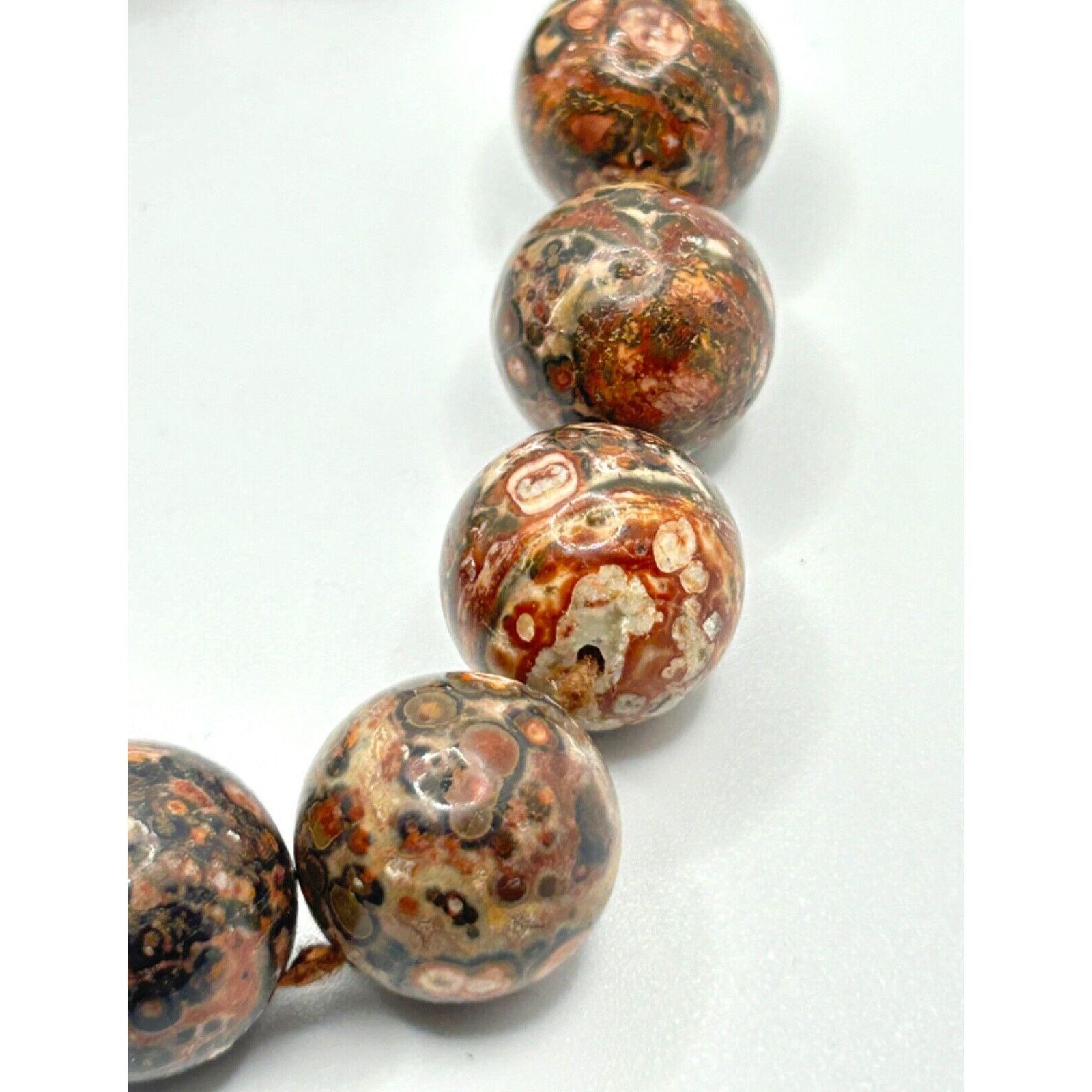 Handmade Leopard Skin Jasper Southwestern Hand-Carved Necklace Size ONE SIZE - 5 Thumbnail
