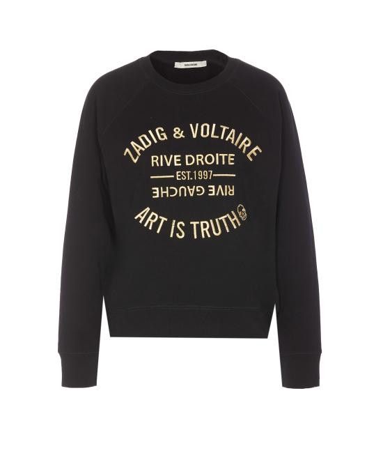 Zadig & Voltaire ZADIG & VOLTAIRE Women Hoodies JWSL00001 Black Size S / US 4 / IT 40 - 1 Thumbnail