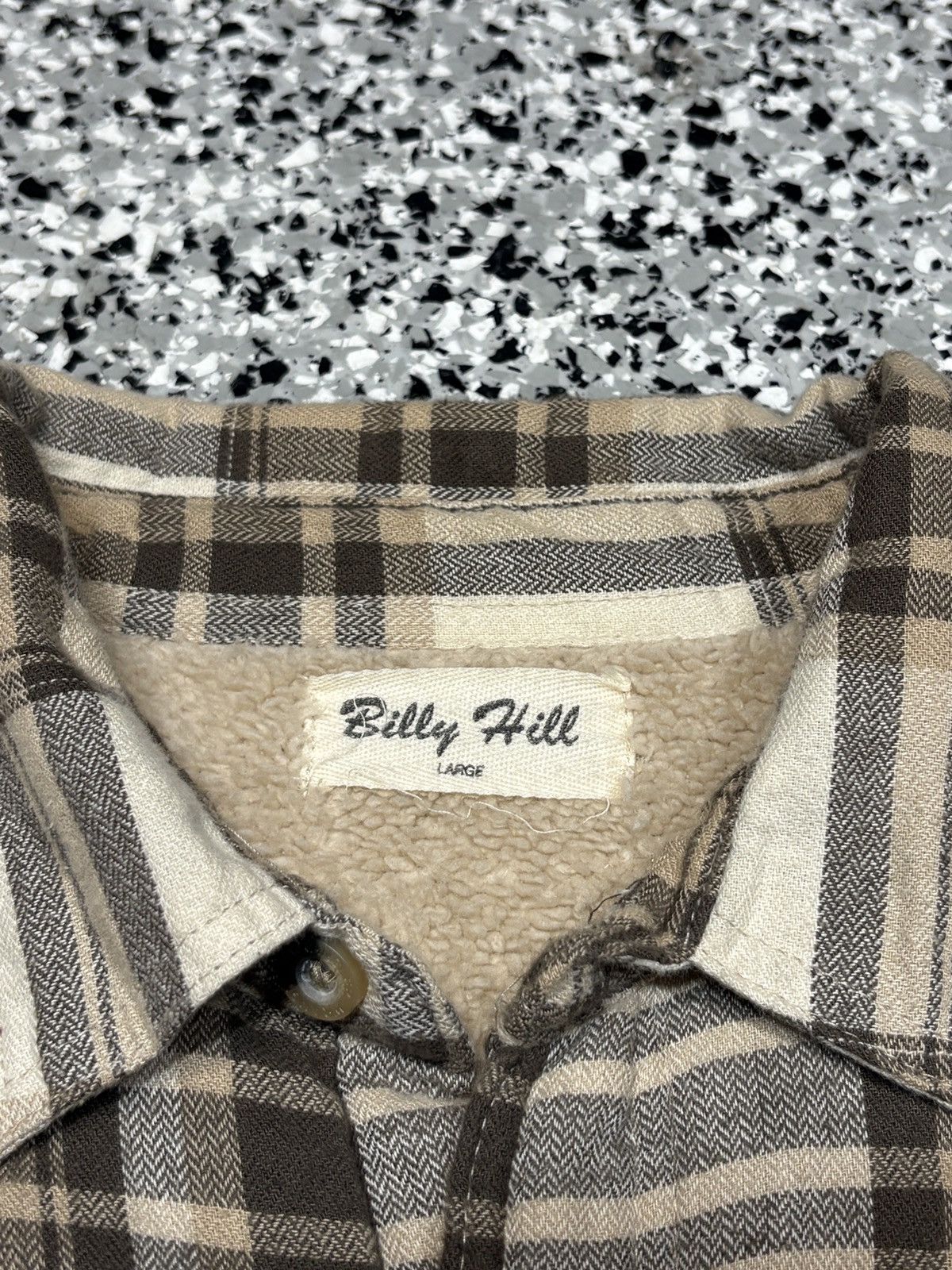 Billy Hill 2021 Billy Hill Wranglers Brown Plaid Sherpa Flannel Size L Size US L / EU 52-54 / 3 - 4 Thumbnail
