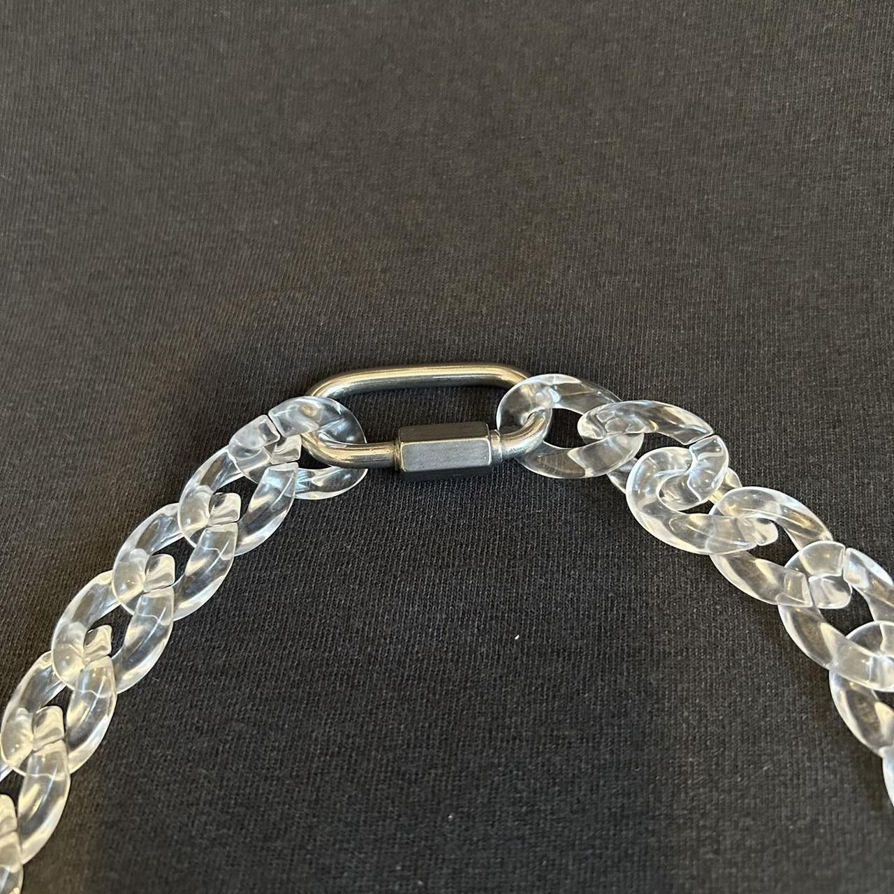 Vintage Y2K 2000s Infinity Link Translucent See-thru Hip Hop Chain Size ONE SIZE - 3 Thumbnail