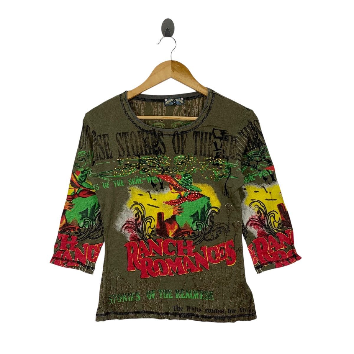 Japanese Brand RANCH ROMANCES By Vanilla Sugar Books Japanese Brand Shirt Size XS / US 0-2 / IT 36-38 - 1 Thumbnail