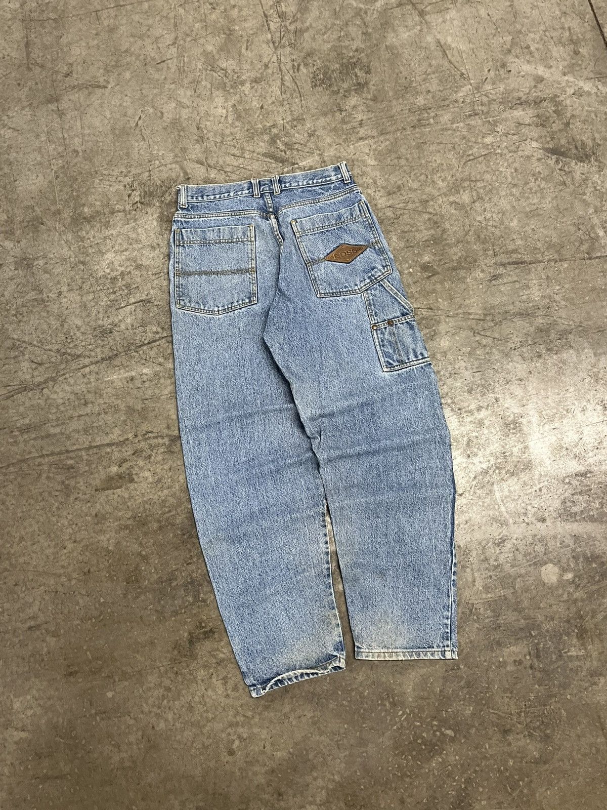 Vintage Y2k boss baggy fit cargo carpenter pants hype skater rare Size US 30 / EU 46 - 2 Thumbnail