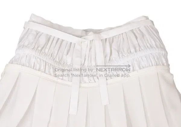 Comme des Garcons Comme Des Garcons size M White vintage floral design pleat Size 23" - 5 Thumbnail