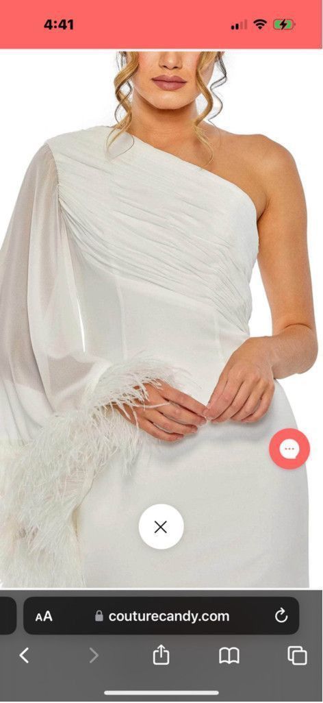Mac Duggal Women Mac Duggal Dress White Size 6 Size M / US 6-8 / IT 42-44 - 3 Thumbnail