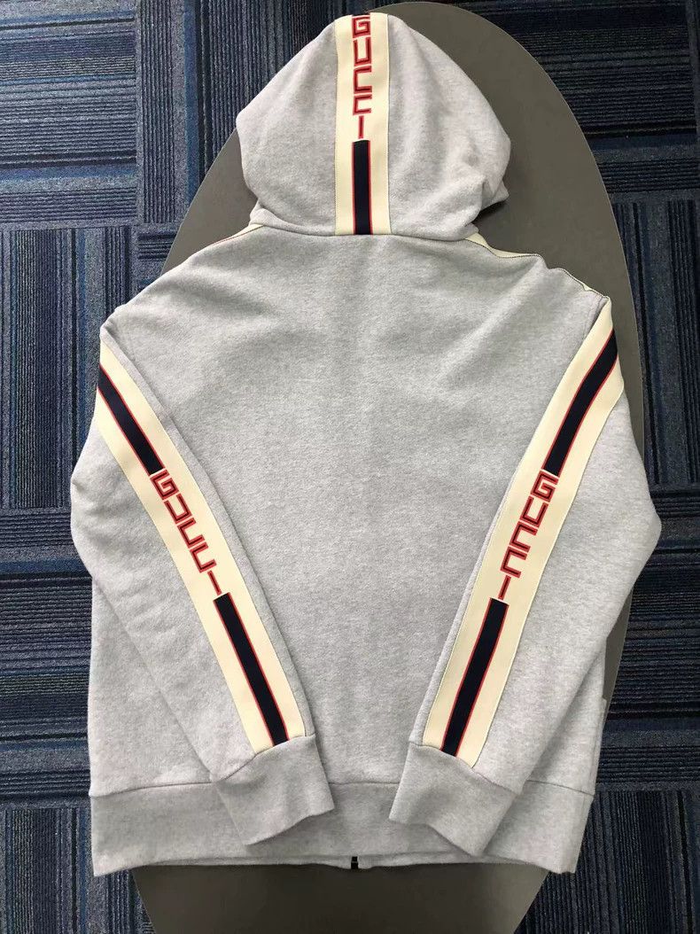 Gucci Gucci Classic striped logo hooded jacket 2504-Nextarrow Size US L / EU 52-54 / 3 - 2 Thumbnail