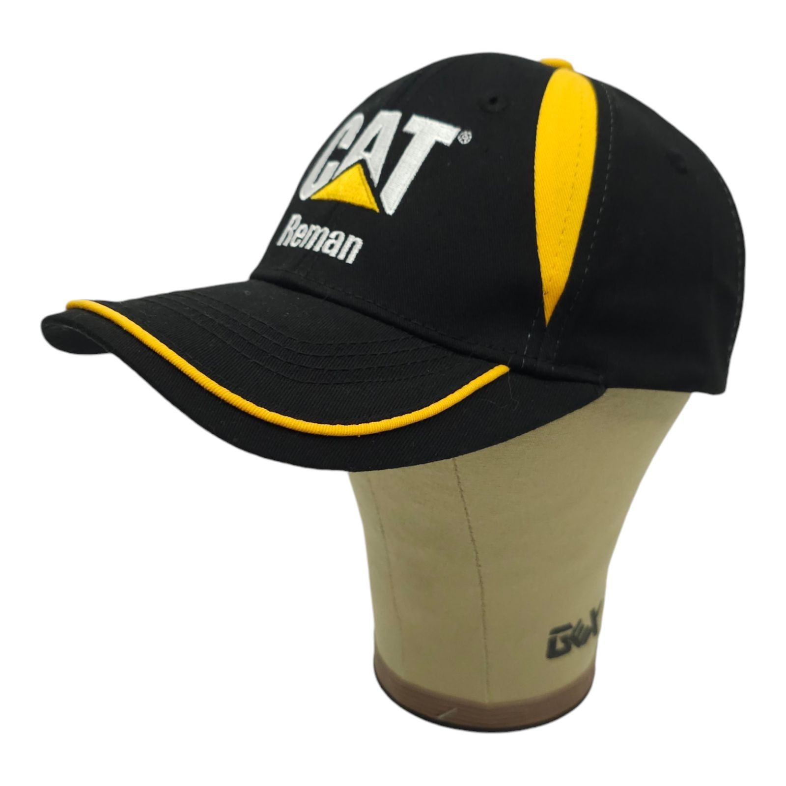 Caterpillar Caterpillar CAT Reman Embroidered Logo Tuck Strap Cap Hat Size ONE SIZE - 2 Thumbnail
