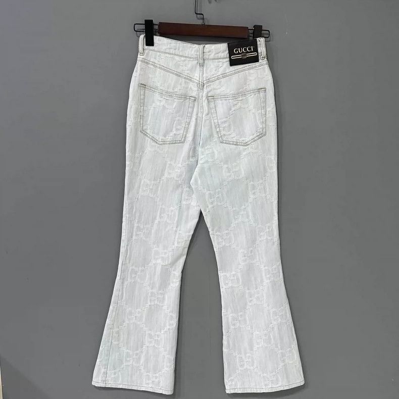 Gucci Light Blue Denim Pants by GUCCI-2506 Size 23" - 3 Thumbnail