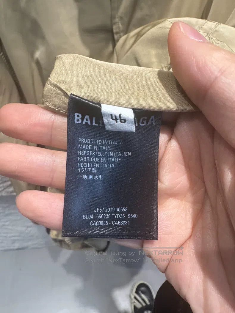 Balenciaga Balenciaga Hooded Logo Alphabet Printed Long Sleeve Jacket Size US S / EU 44-46 / 1 - 5 Thumbnail
