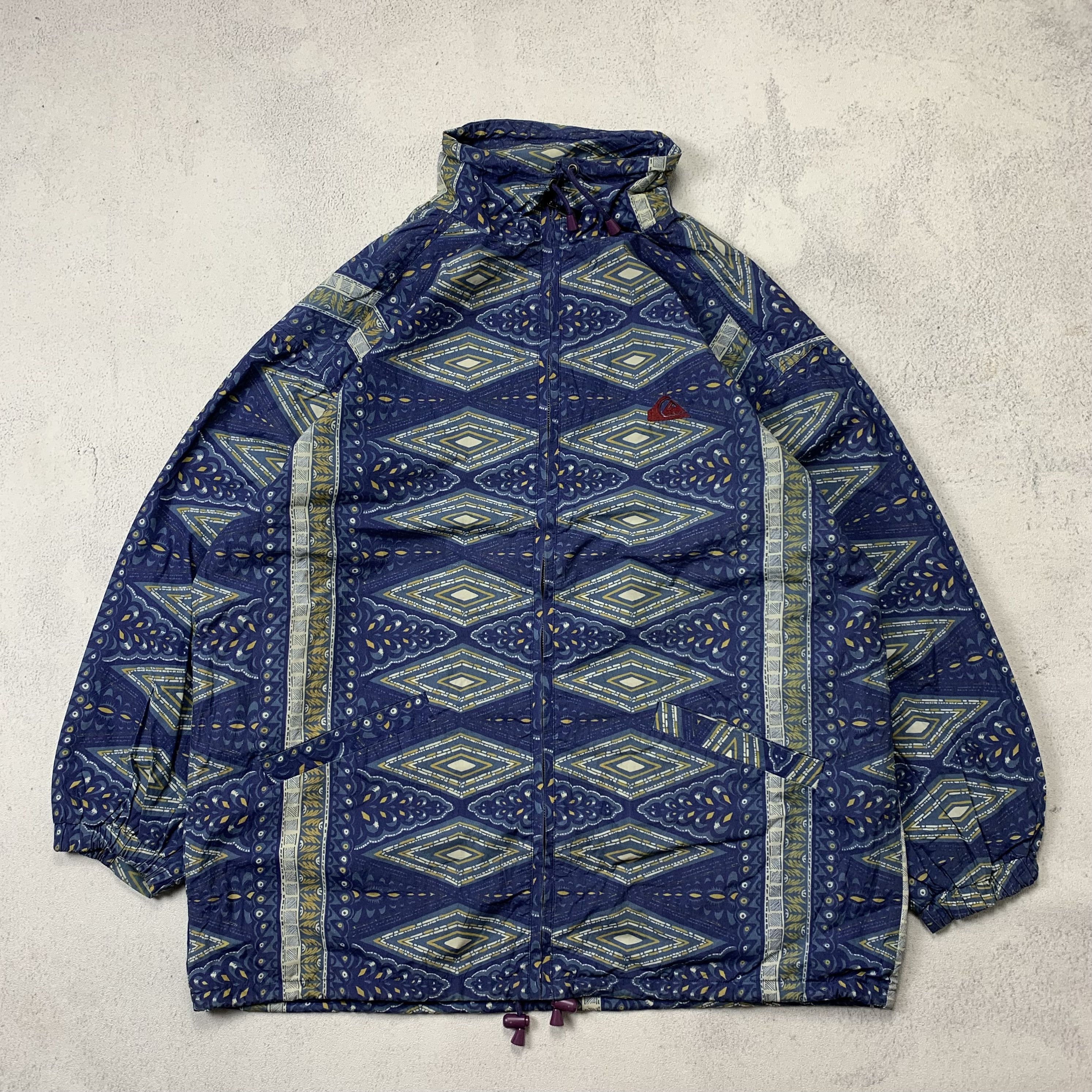 Quiksilver Vintage Quiksilver Board Riding Pattern Jacket Size US M / EU 48-50 / 2 - 1 Thumbnail