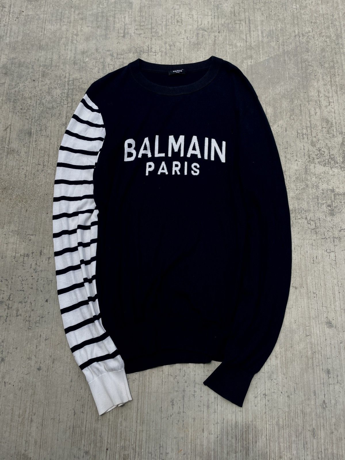Balmain 2000s Japanese balmain paris longsleeve Size L / US 10 / IT 46 - 1 Thumbnail