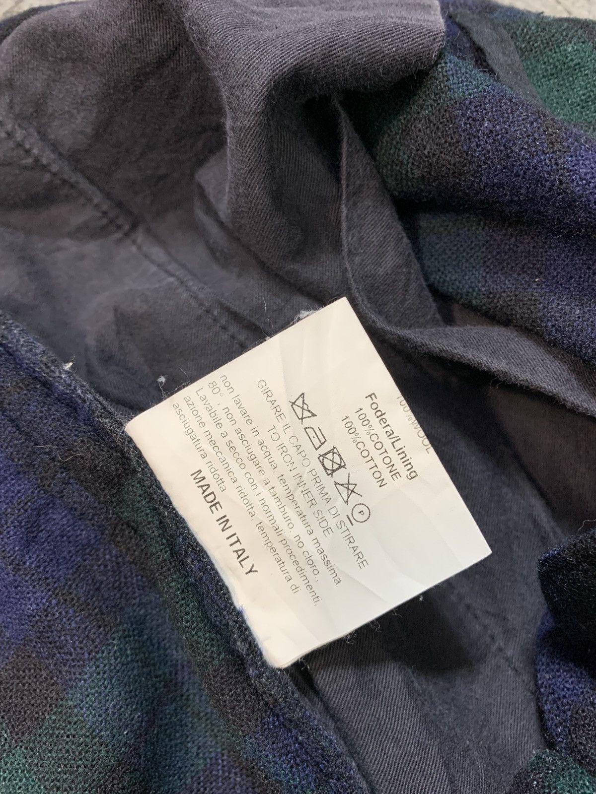 Canada Goose 90s Golden Goose Deluxe Venezia Italia Plaid Checked Pant Size US 34 / EU 50 - 10 Thumbnail
