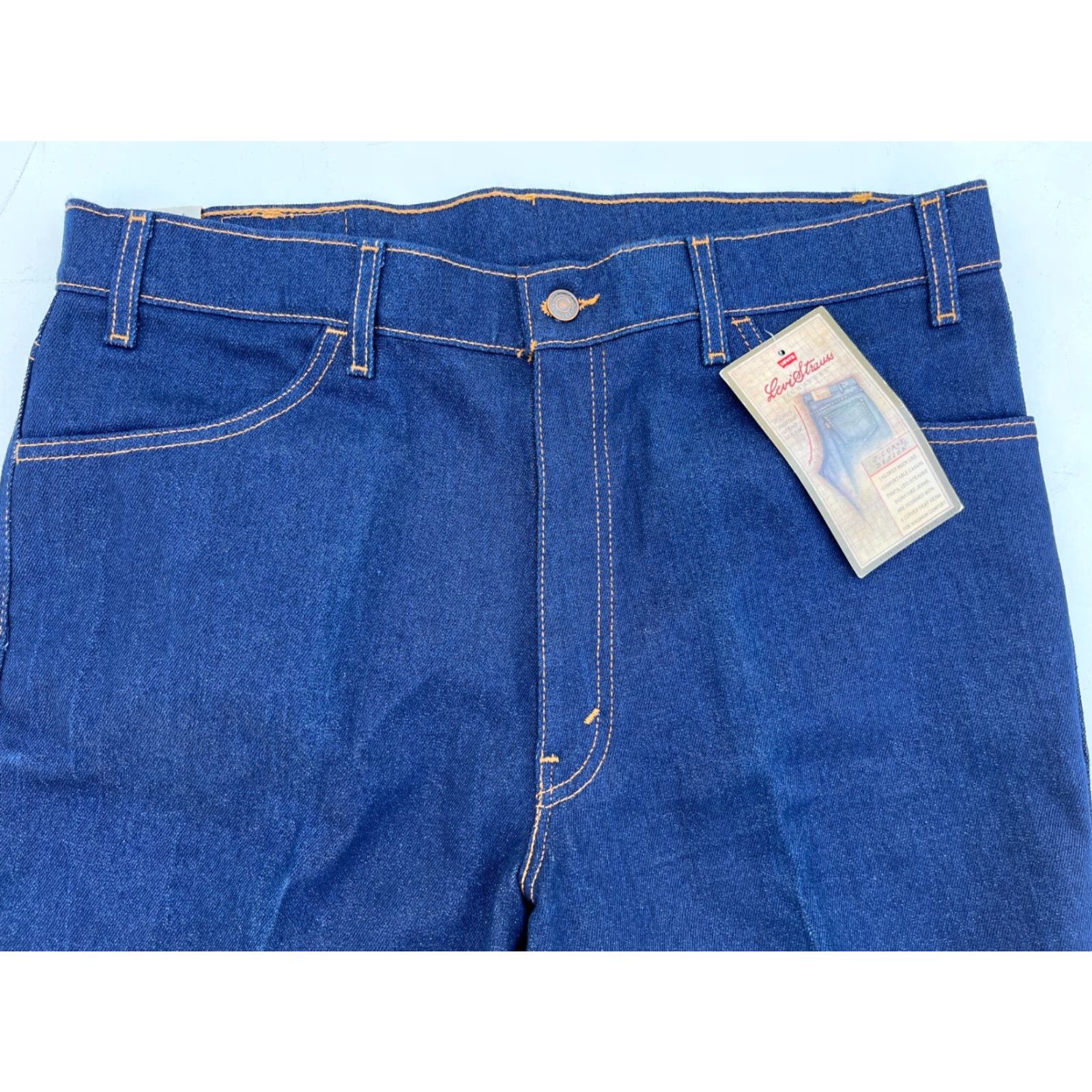 Levi's VINTAGE Levi's Signature Action Jeans J.Curve Design Made in USA 38x30 Mens Jeans Blue 5-Pocket USA 90s Theme Levi Strauss NWT Size US 38 / EU 54 - 4 Thumbnail