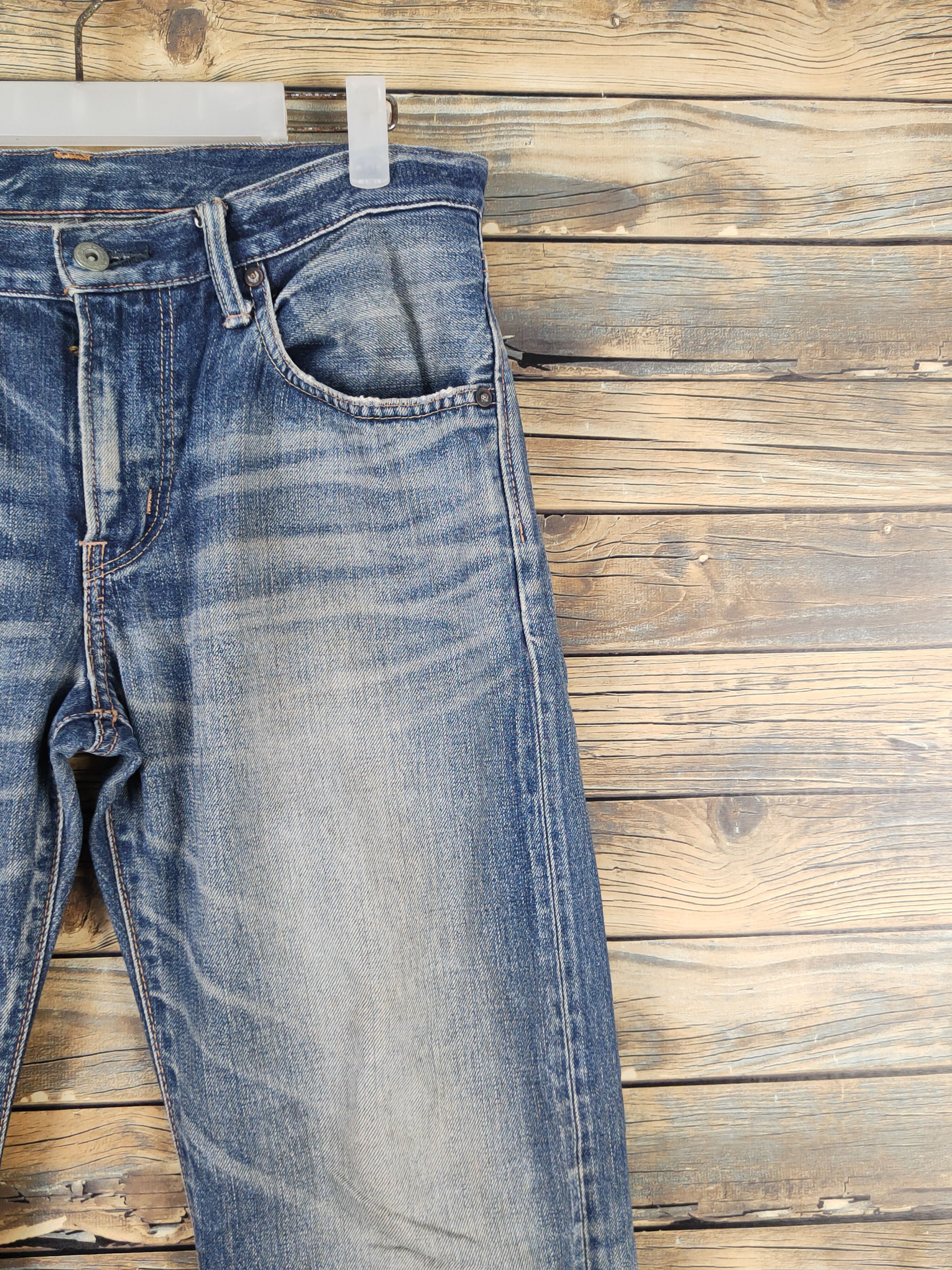 Edwin Edwin Blue Distressed Ripped denim Jeans #W1381 Size US 31 - 5 Thumbnail