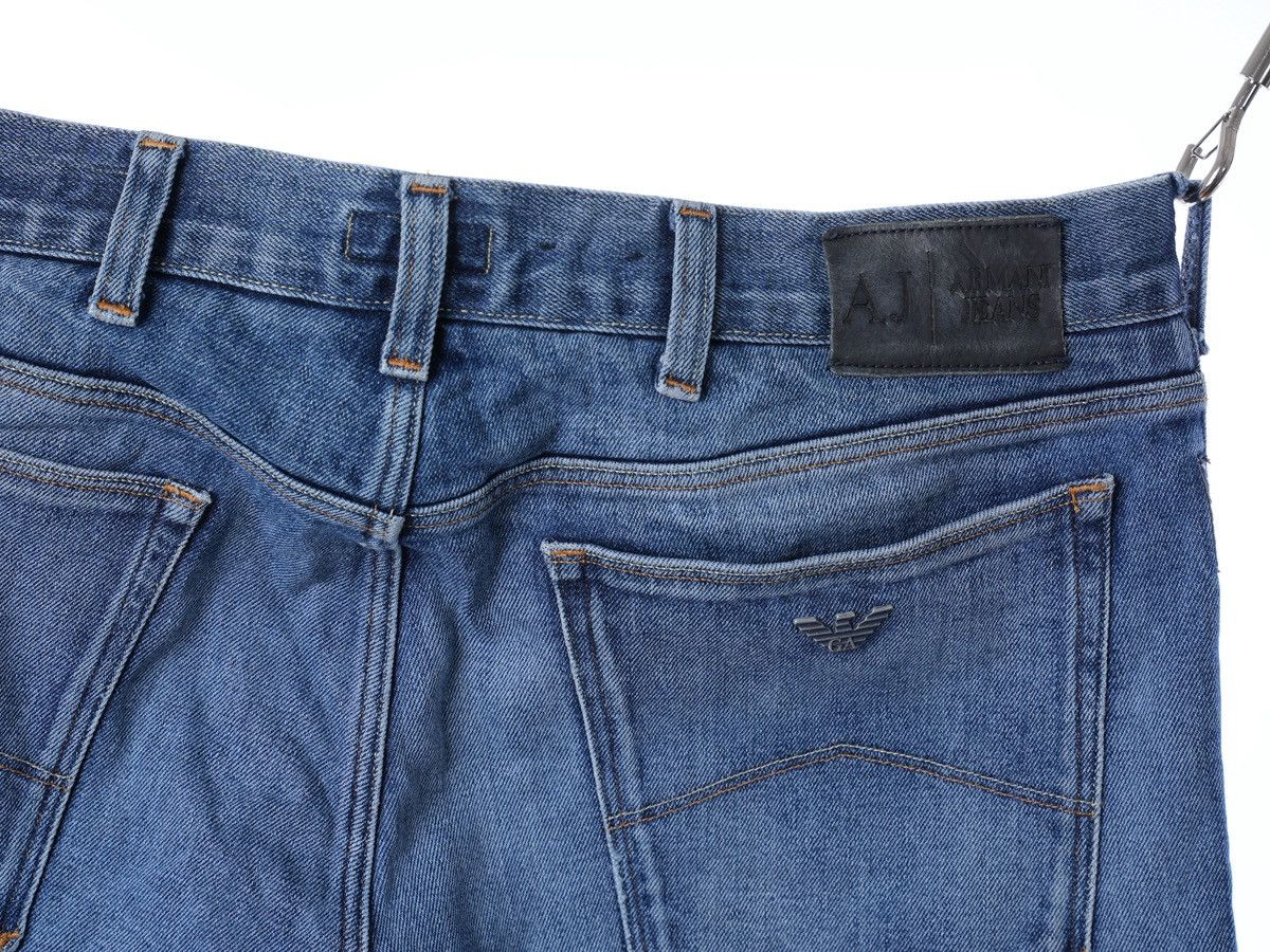 Armani Vintage Armani Jeans Metal Logo Blue Denim Comfort fit Size US 34 / EU 50 - 3 Thumbnail