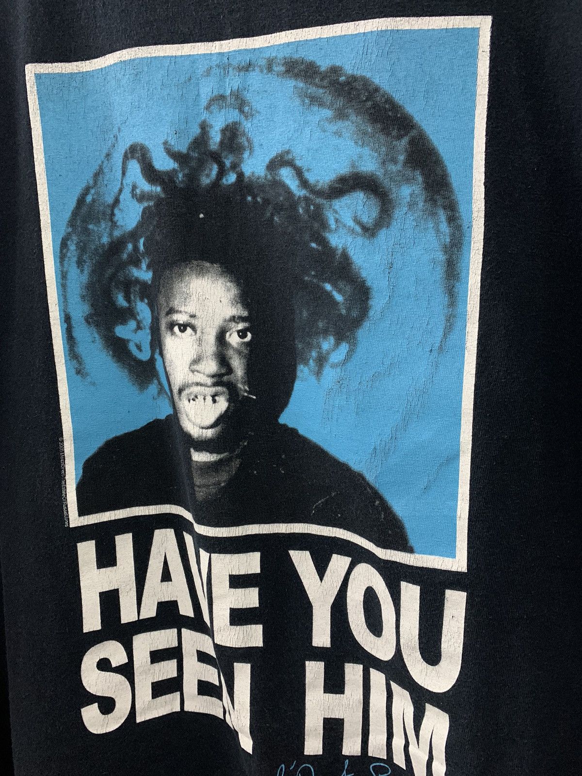 Rap Tees Old Dirty Bastard ODB HAVE YOU SEEN HIM Distressed Shirt Size US XL / EU 56 / 4 - 4 Thumbnail