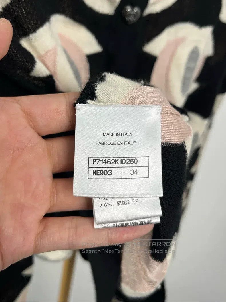 Chanel Chanel Full-printed letter logo long-sleeved cashmere swea Size XXS / US 00 / IT 34 - 5 Thumbnail