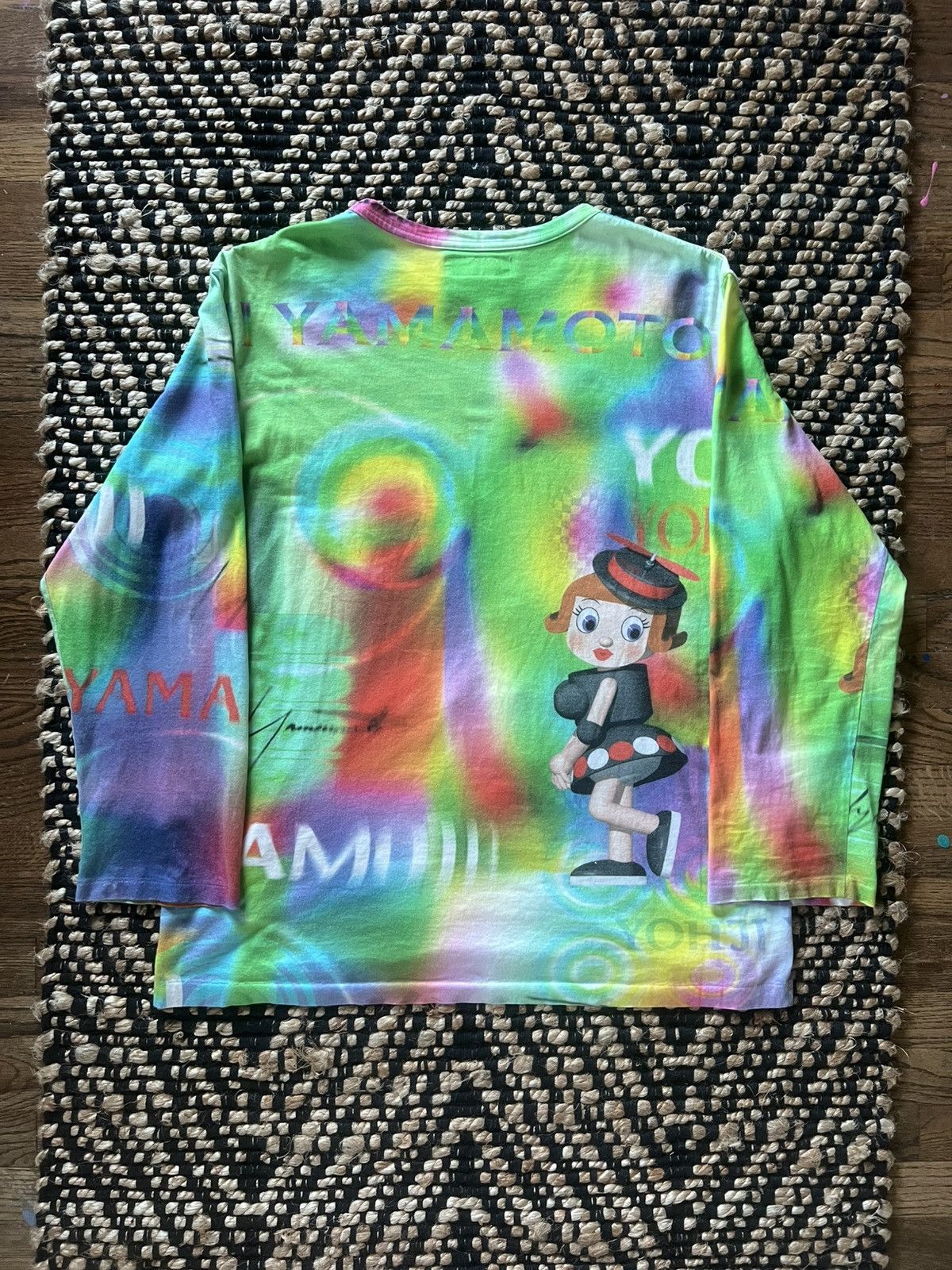 Yohji Yamamoto Yohji Yamamoto Pour Homme SS02 LSD Girl Long Sleeve Shirt Size US L / EU 52-54 / 3 - 2 Thumbnail