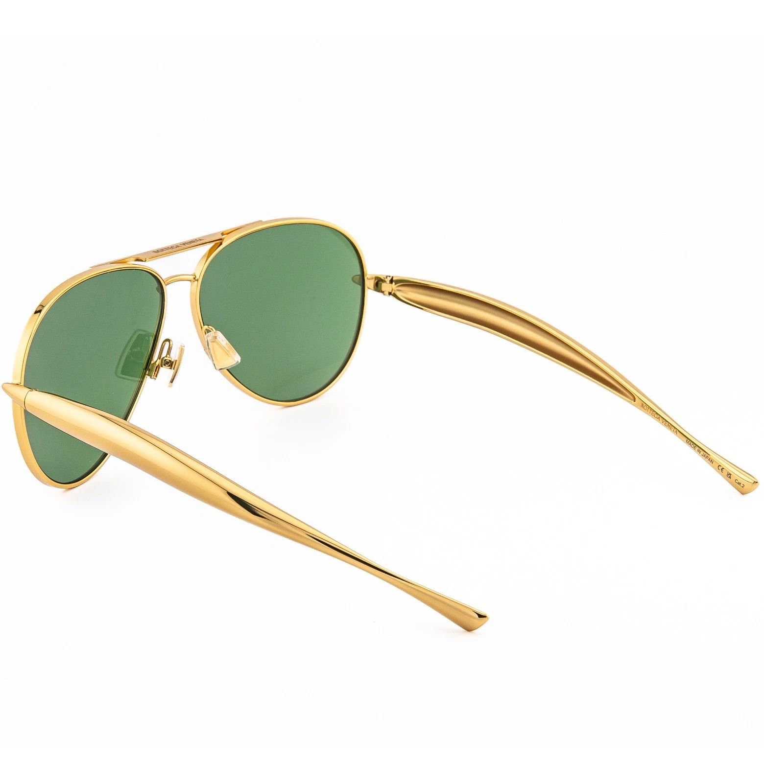 Bottega Veneta BOTTEGA VENETA 1305 SARDINE BV1305S Aviator Sunglass 001 Size ONE SIZE - 2 Thumbnail