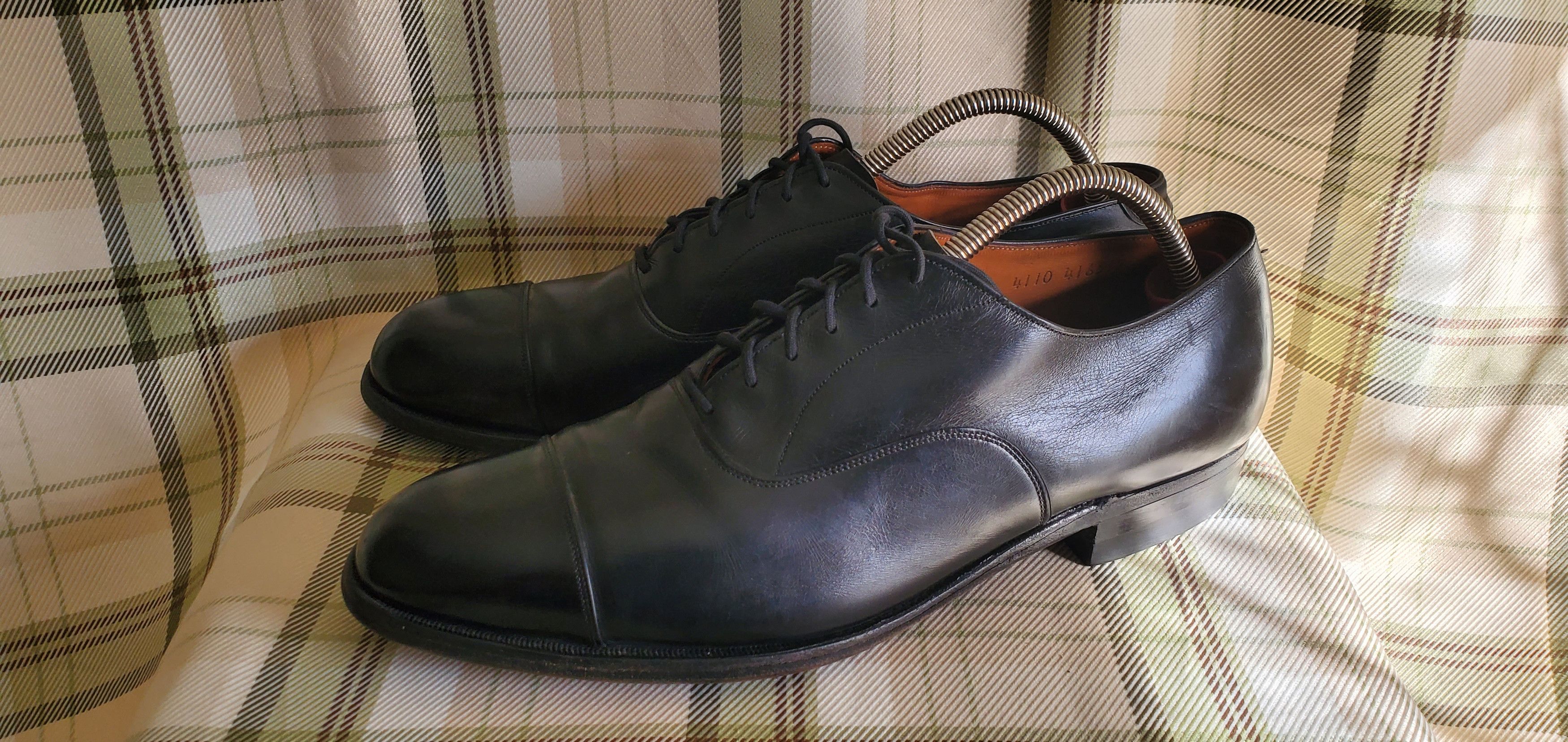 John McHale John McHale Black Lace Up Dress Shoes Size US 8.5 / EU 41-42 - 1 Thumbnail