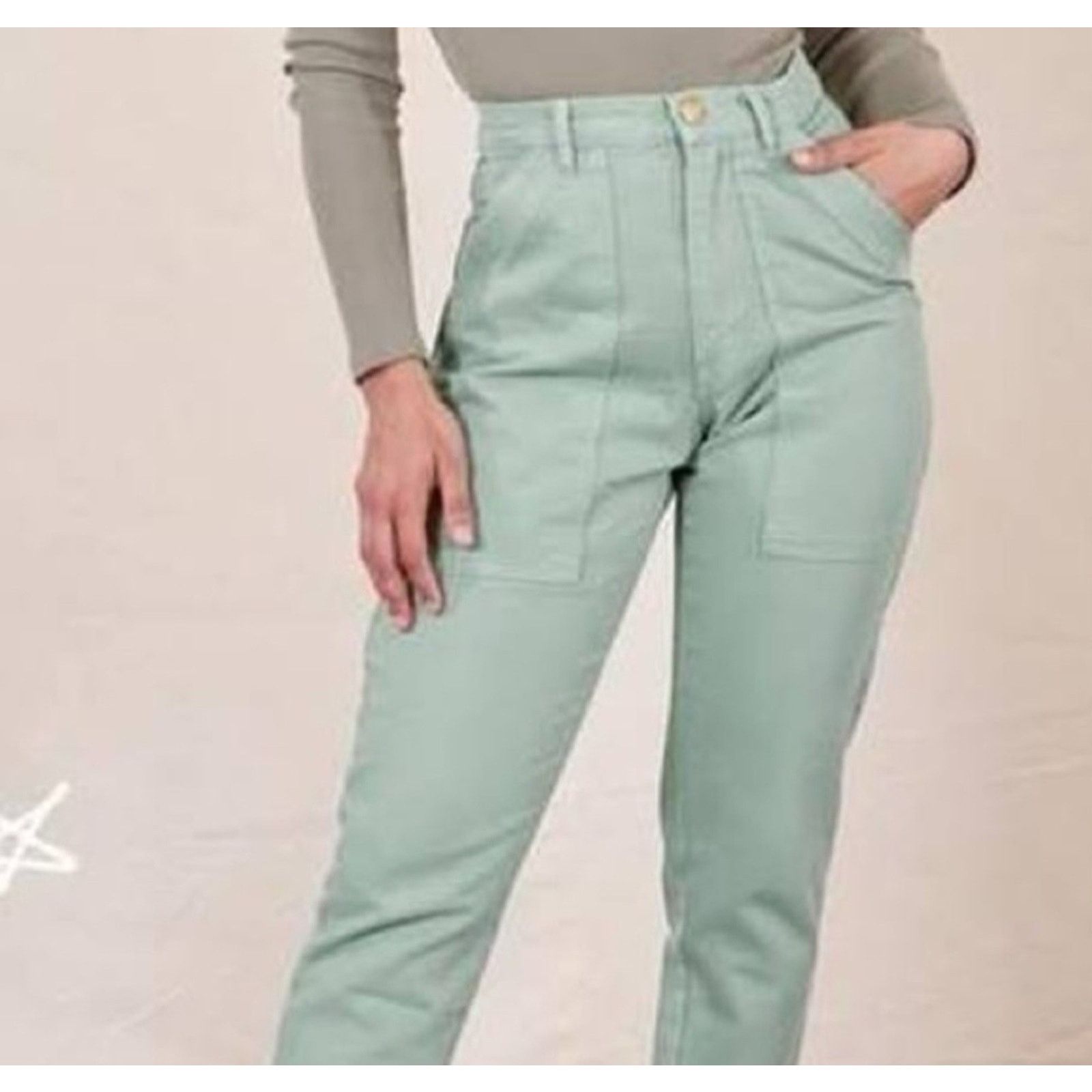 Big Bud Press Work Pant High Waisted Straight Leg Pants XS
