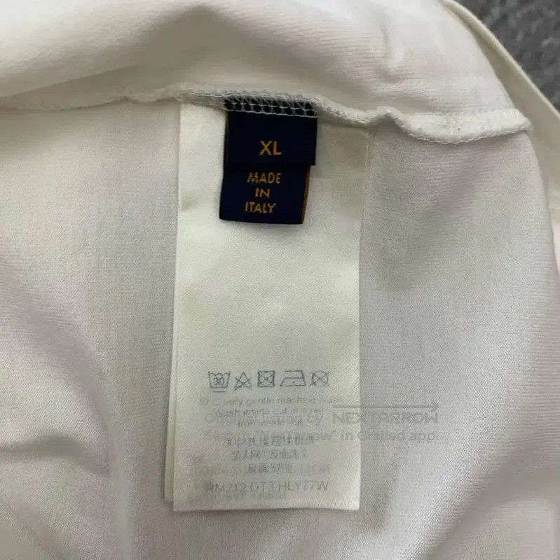 Louis Vuitton Louis Vuitton White Cotton Women's T. Size XL / US 12-14 / IT 48-50 - 5 Thumbnail