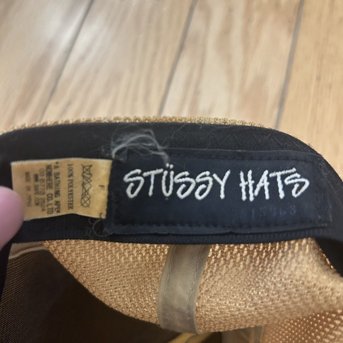 Bape × Stussy Bape x Stussy Baseball Cap SS Link Yellow Camo Size ONE SIZE - 3 Thumbnail