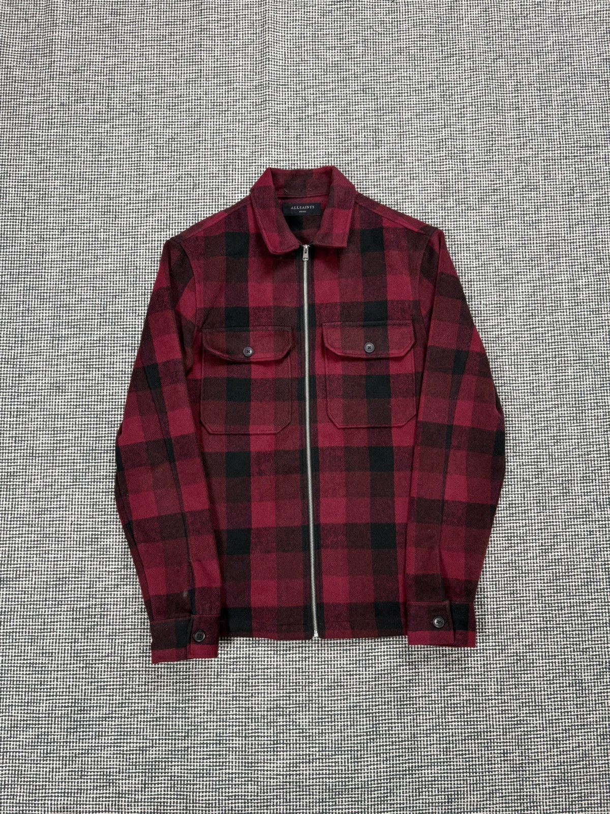 Allsaints Allsaints buffalo plaid zip up flannel jacket Size US S / EU 44-46 / 1 - 2 Thumbnail