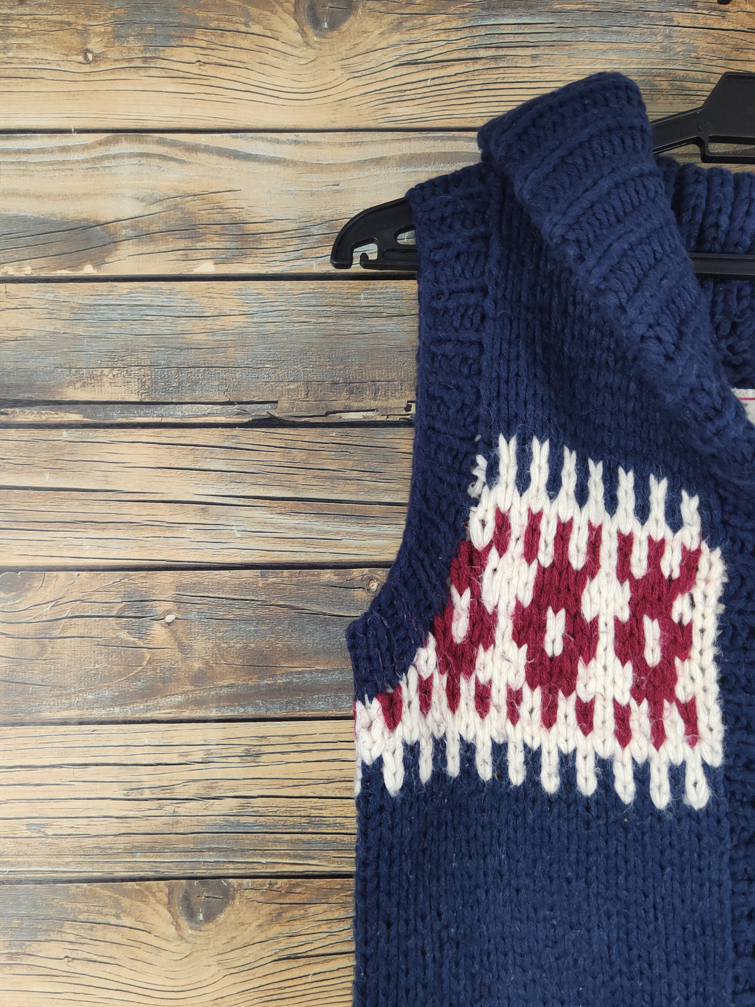 Japanese Brand × Vintage japan Asrabbit Navy Knitwear Vests #W1662 Size S / US 4 / IT 40 - 4 Thumbnail
