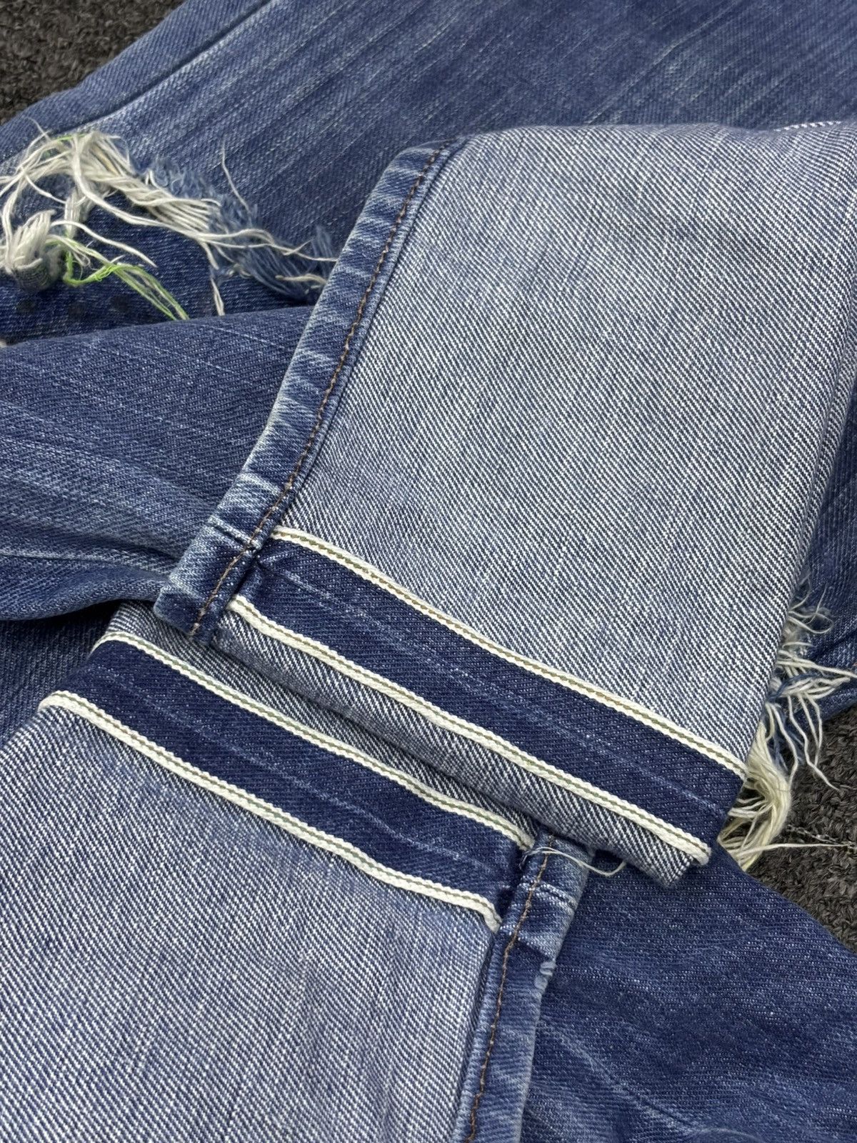 Wrangler Wrangler Vintage Selvedge Distressed Denim Size US 32 / EU 48 - 11 Thumbnail