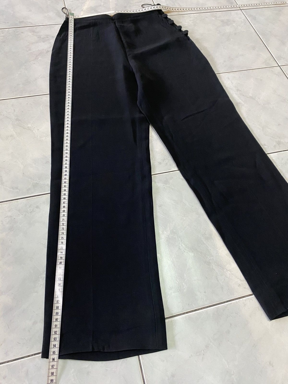 Jean Paul Gaultier Jean Paul Gaultier Classique Black High-Waist Wide-Leg Pants Size 25" / US 0 / IT 36 - 21 Thumbnail