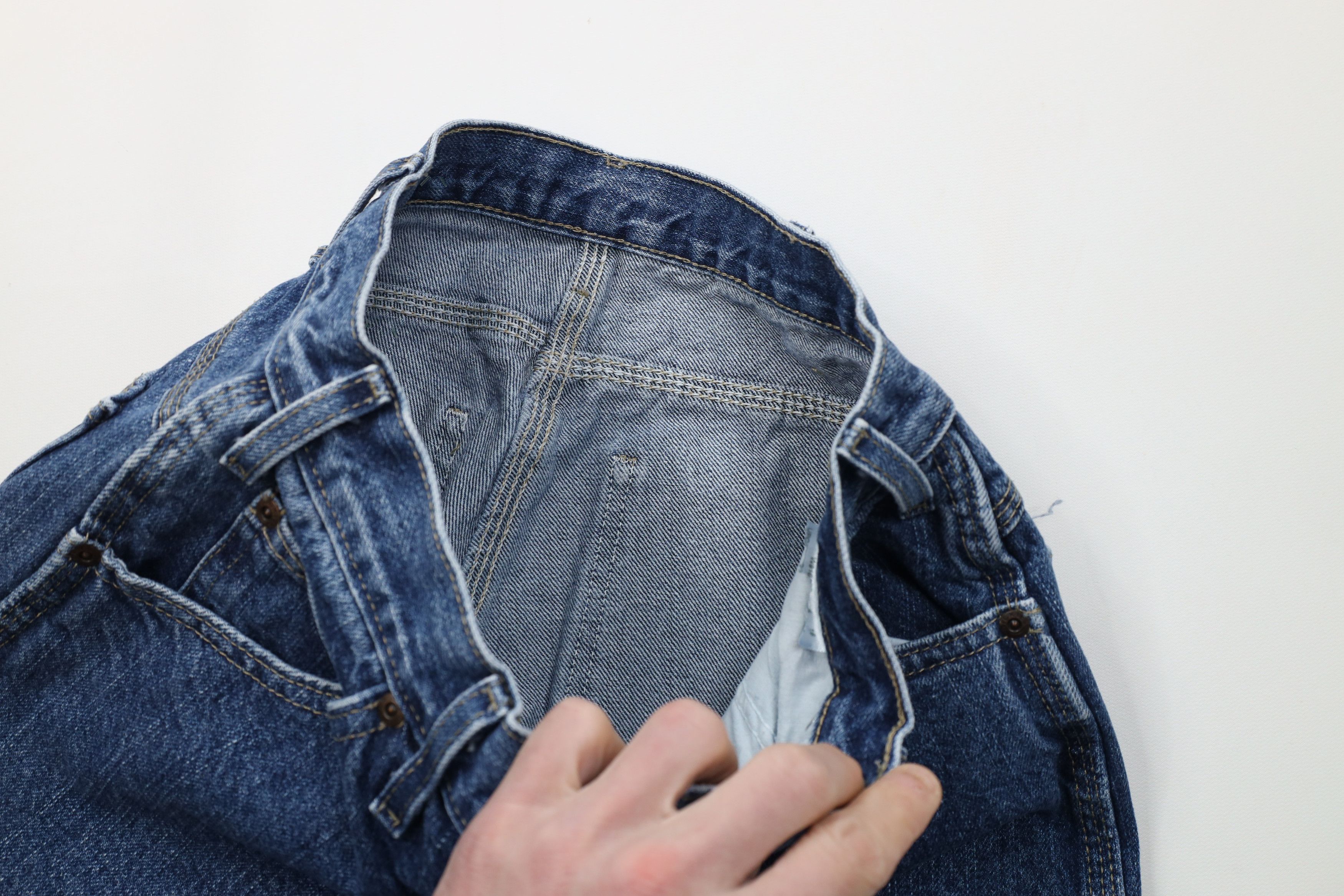Dickies Vintage Y2K Dickies Fit Dungaree Denim Jeans Blue Cotton Size US 30 / EU 46 - 8 Thumbnail