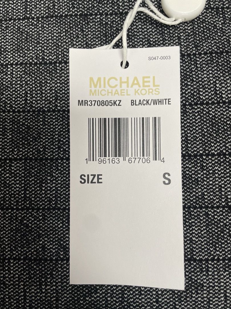 Michael Kors MICHAEL KORS Monogram Logo Mini Skirt Size 26" / US 2 / IT 38 - 12 Thumbnail