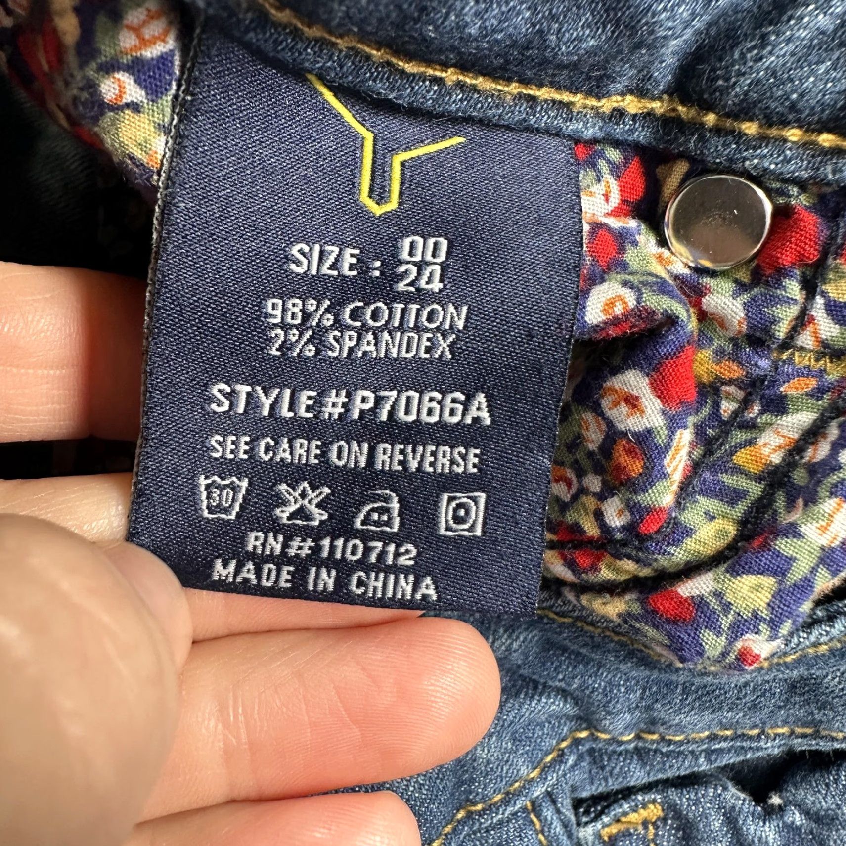 Vintage VIGOSS The Jagger Boot jeans Womens 24 Blue Bootcut Stretch Denim Shirt? Size 42" / US 20 - 7 Thumbnail