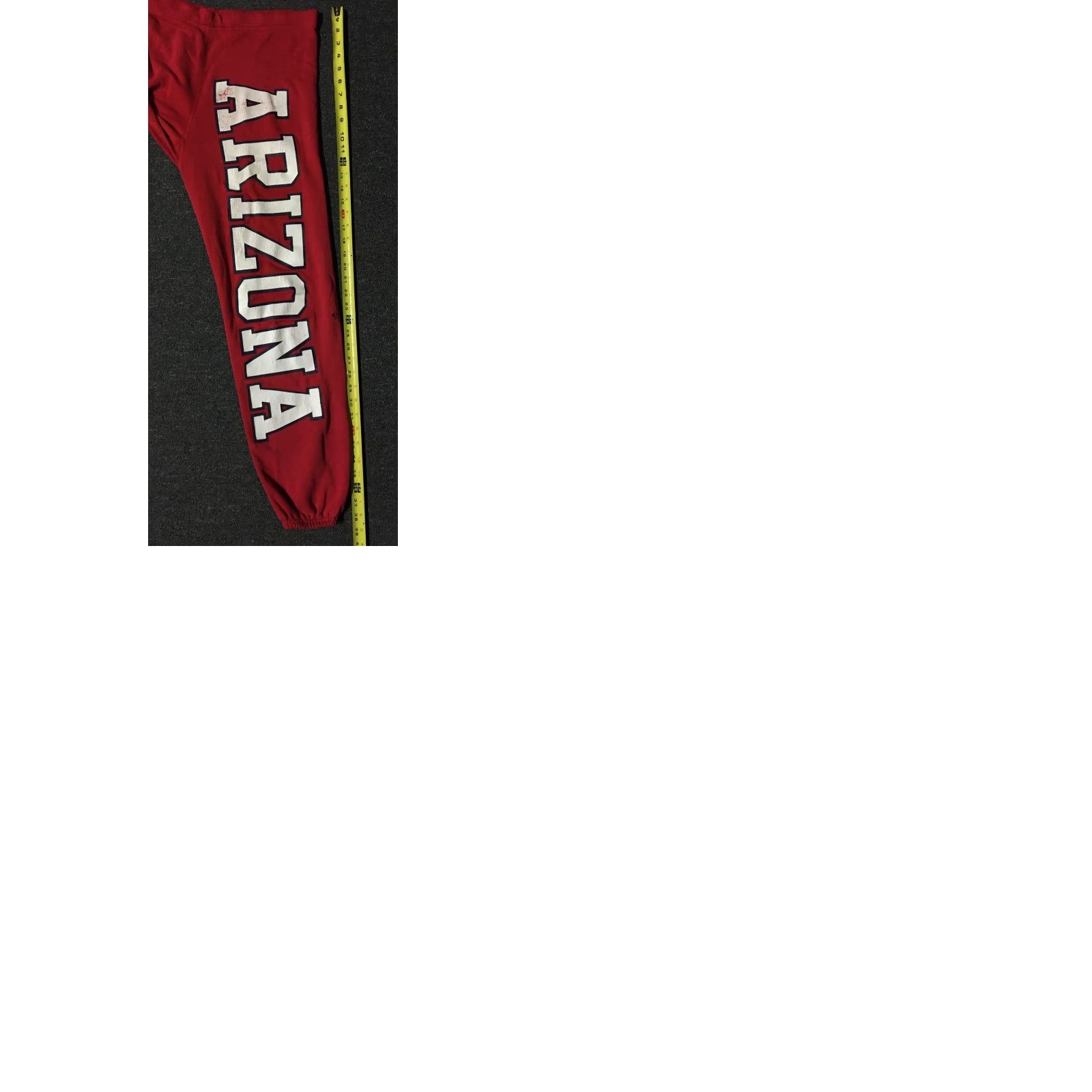 Vintage VINTAGE University Arizona Distressed Sweatpants M USA Artex Sweatpants Mens Red 80s Grunge School Track ASU Wildcats Size US 31 - 9 Thumbnail