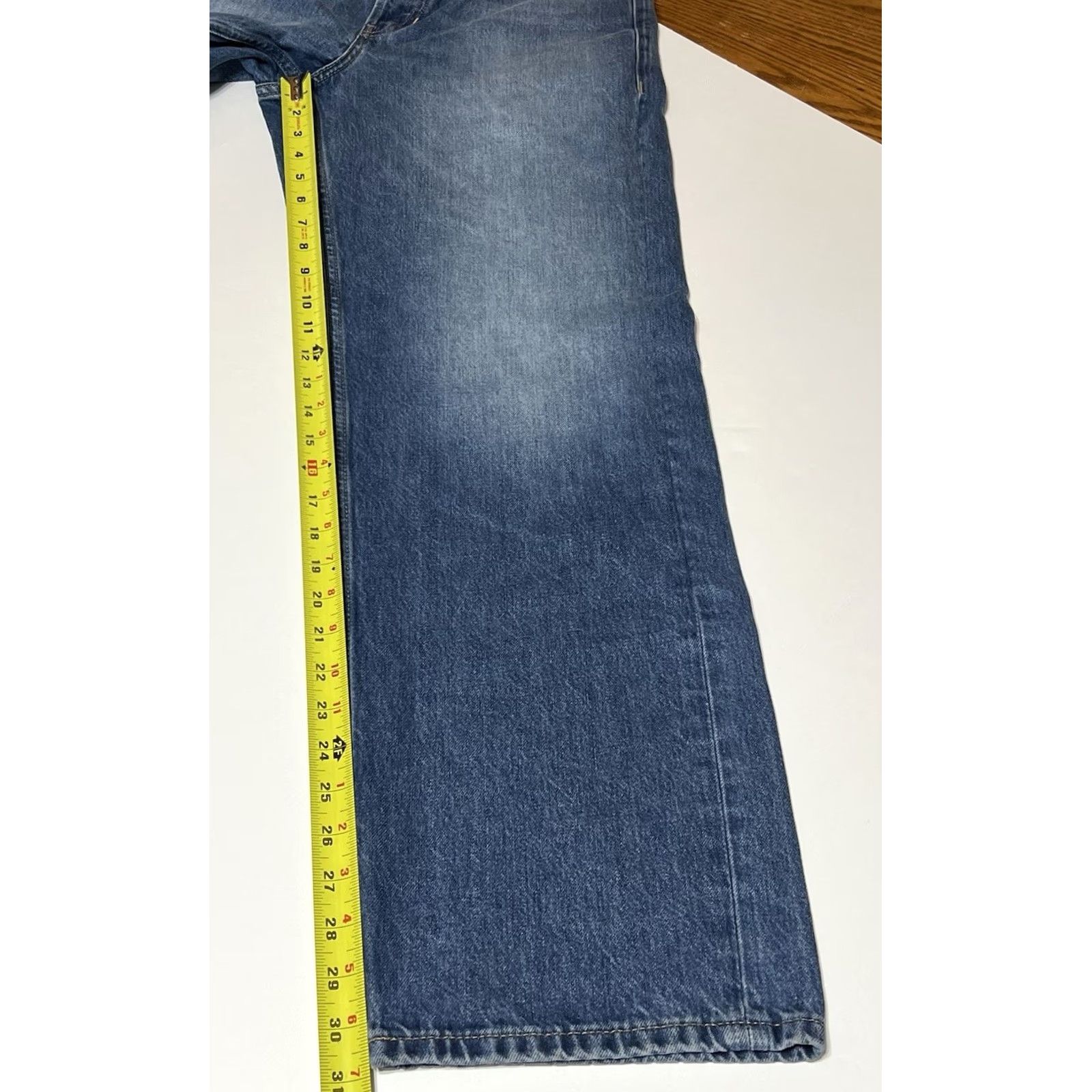 Banana Republic Banana Republic Jeans Womens Tag 30 33x31 Blue Regular Straight High Rise Denim Pocket Logo Size 24" / US 00 / IT 34 - 5 Thumbnail