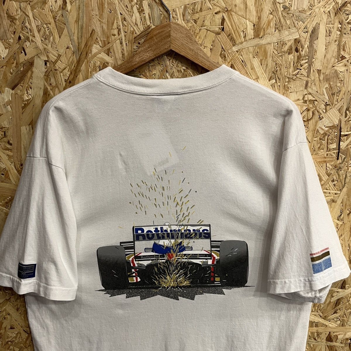 Formula 1 Vintage Rothmans Williams Renault 1996 Goodsports Tee TShirt Size US XL / EU 56 / 4 - 4 Thumbnail