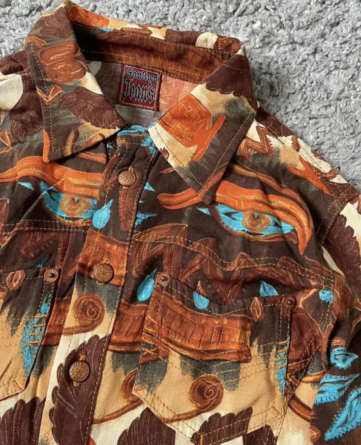 Jean Paul Gaultier Jean Paul Gaultier Top Mesh Shirt Coat Jacket Tattoo EX0118 Size US S / EU 44-46 / 1 - 2 Thumbnail